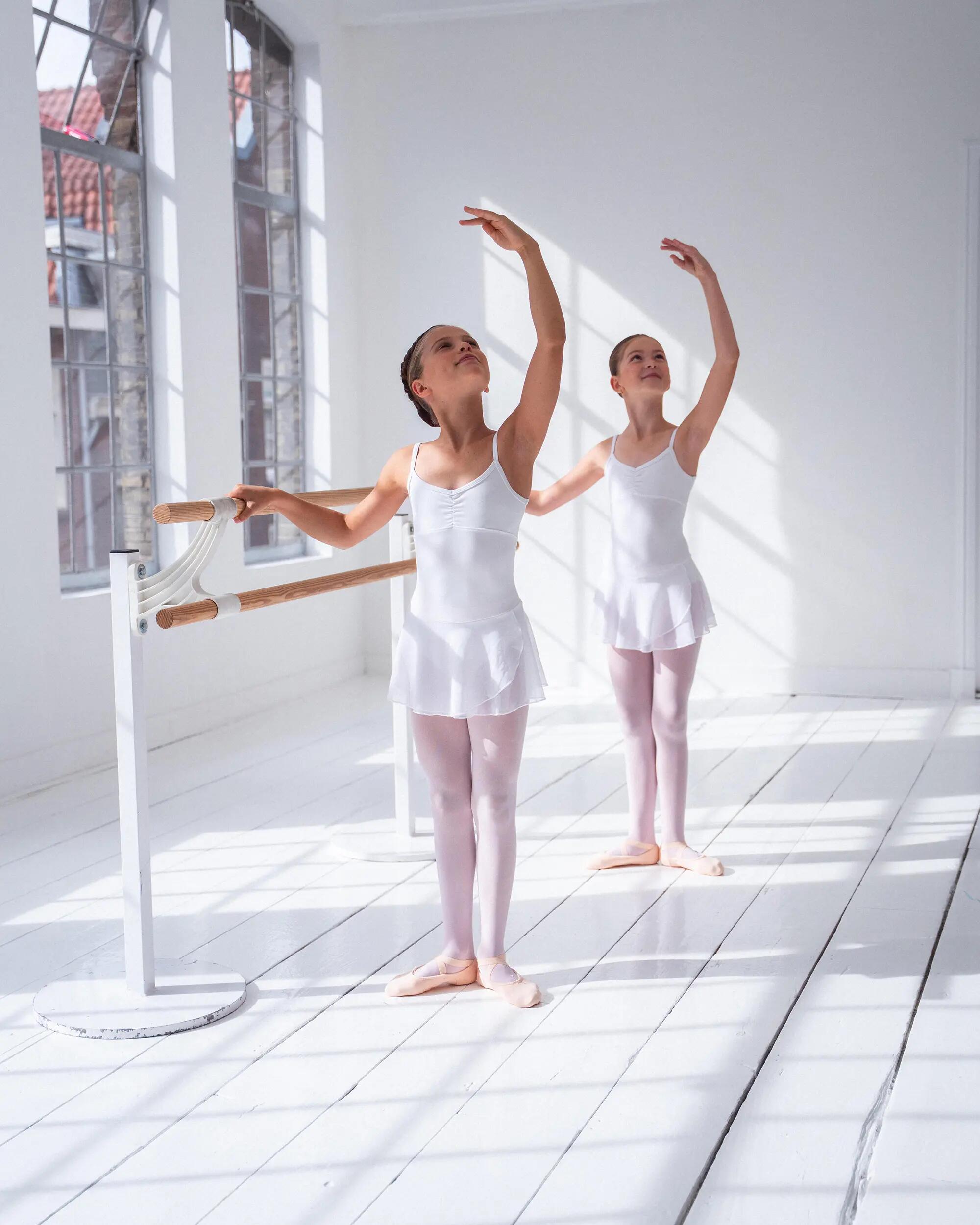 Túnica de Ballet Menina, Branco 12/19