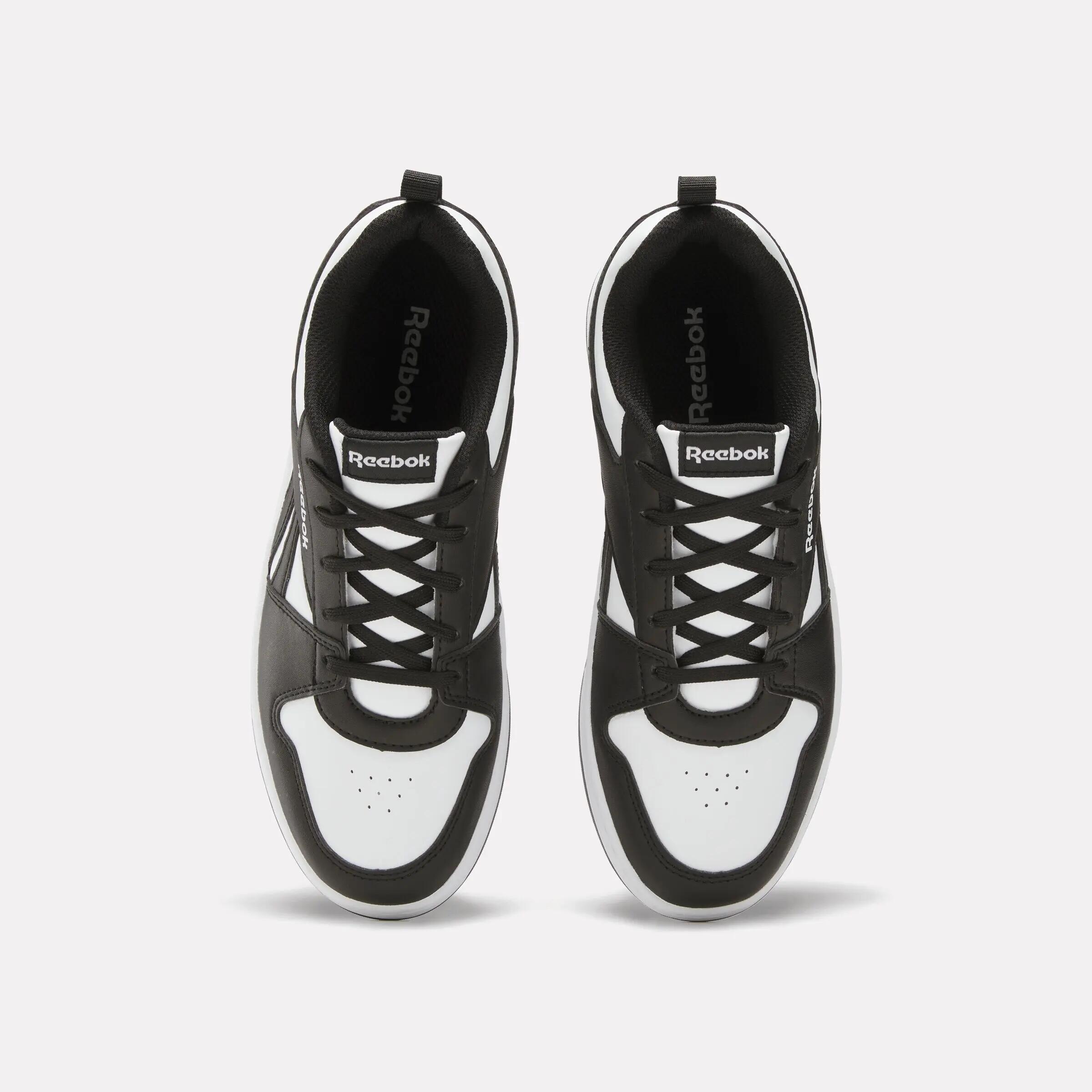 Chaussures Reebok loisirs enfants noires et blanches 3/5