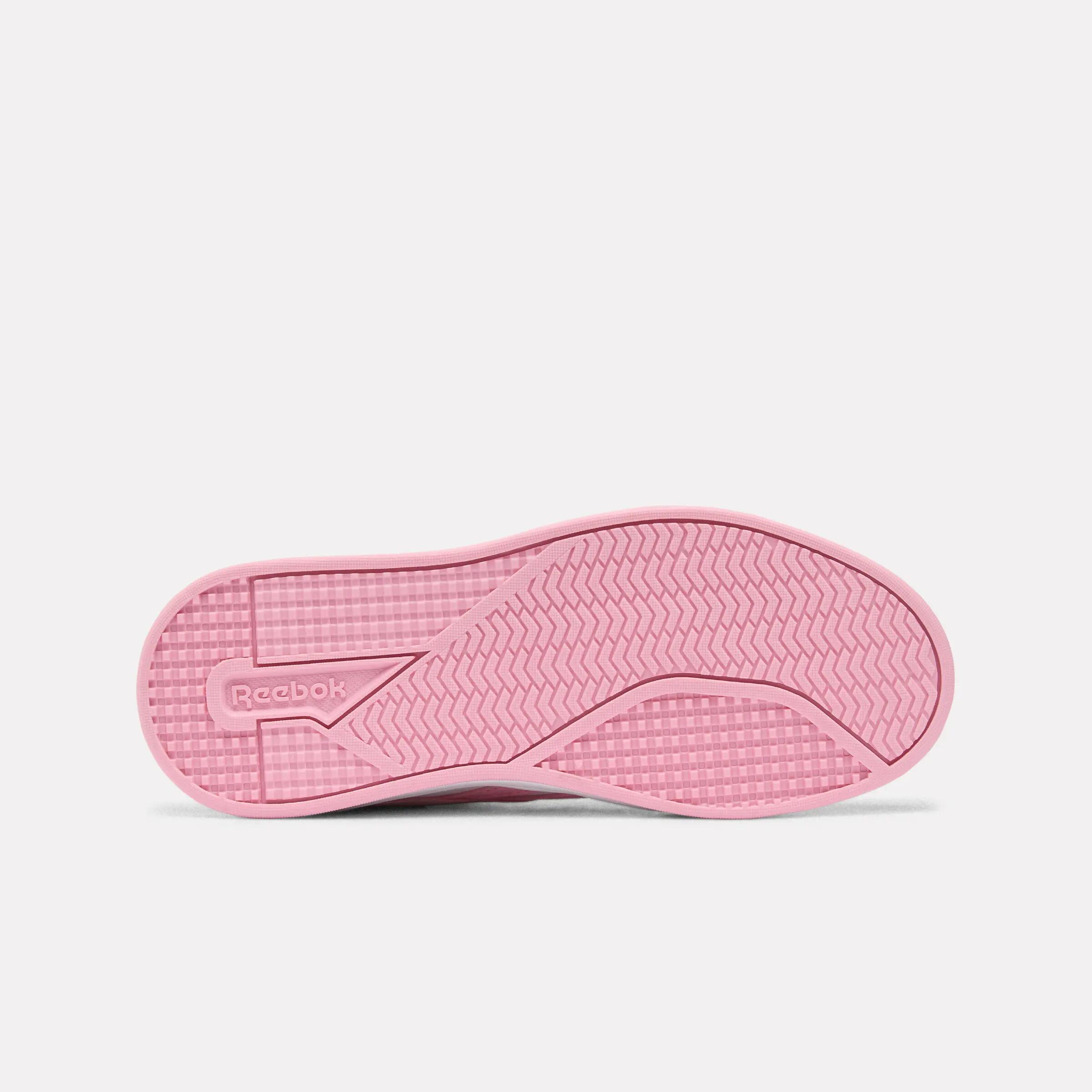 Chaussures Reebok de loisirs enfant PRIME GIRL à lacets Blanche et Rose 6/7