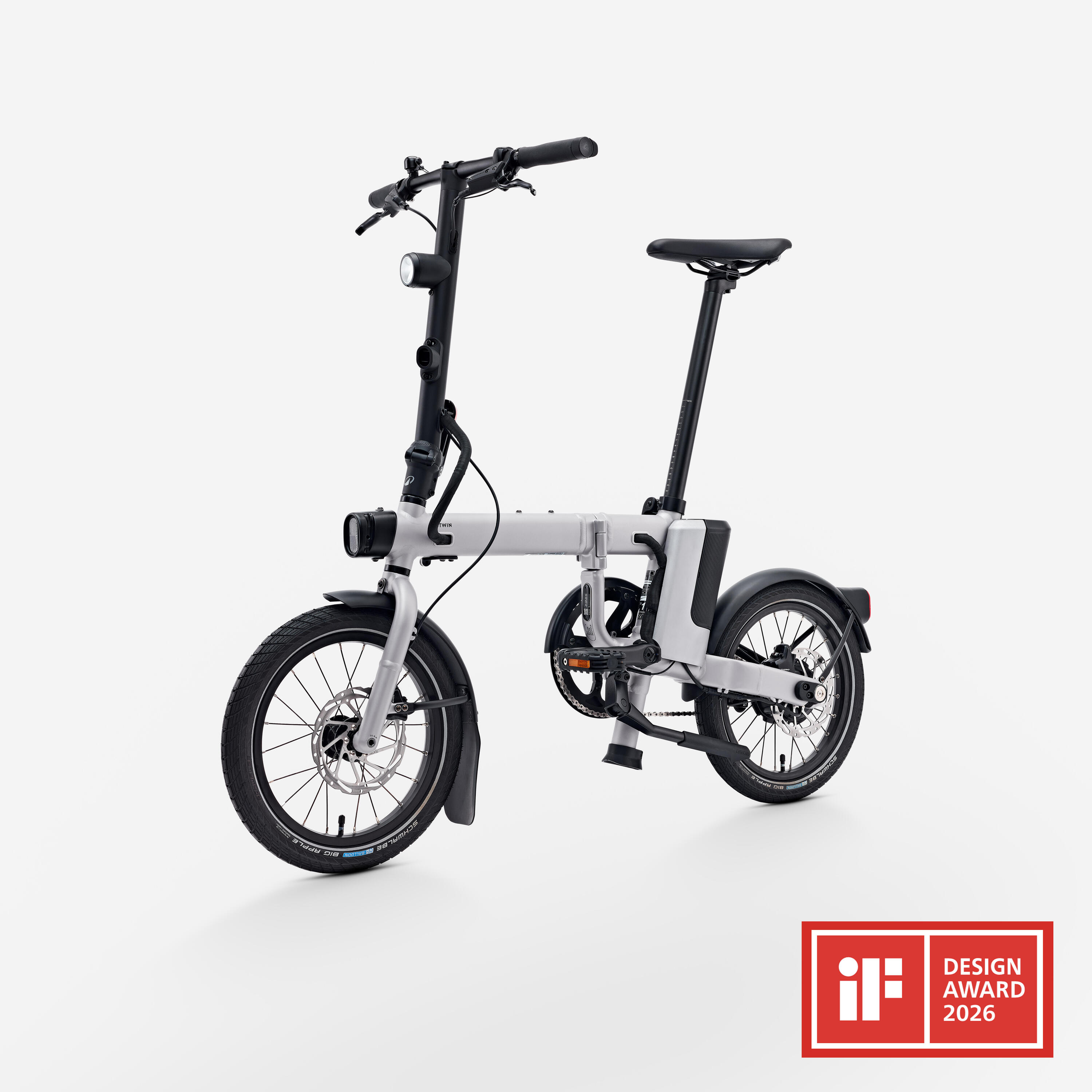 Elektrische vouwfiets E-FL900 grijs 4/16