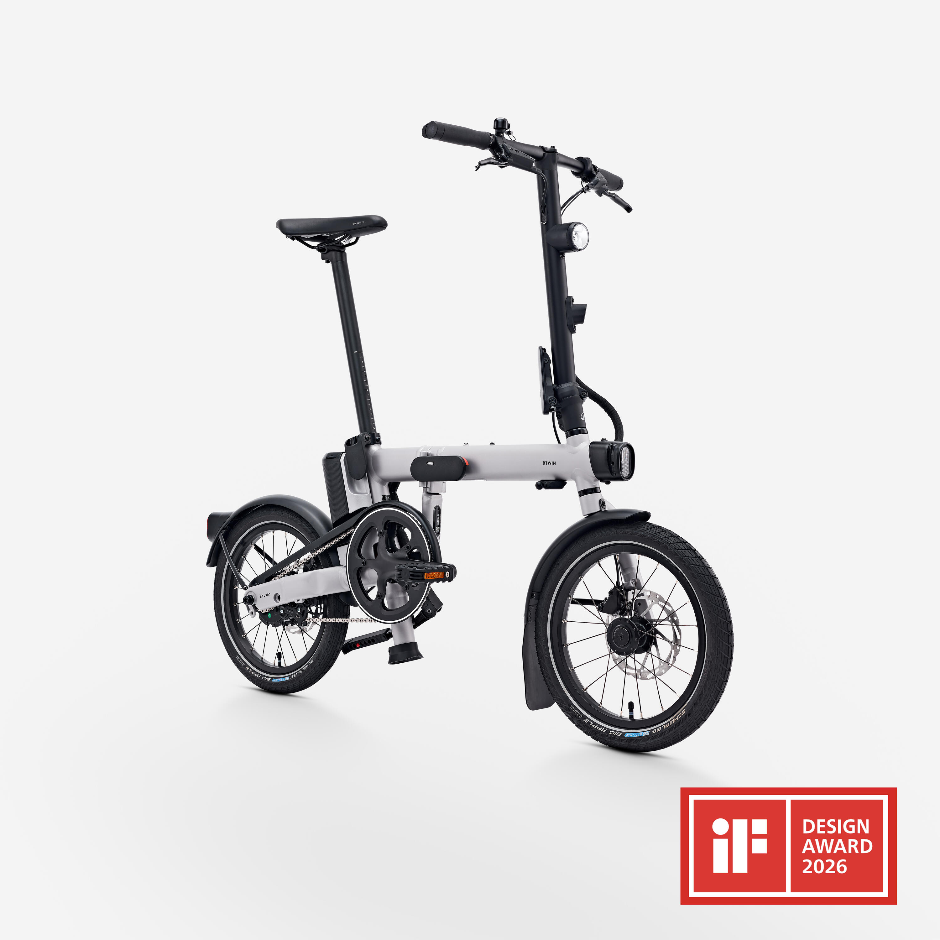 Elektrische vouwfiets E-FL900 grijs 3/16