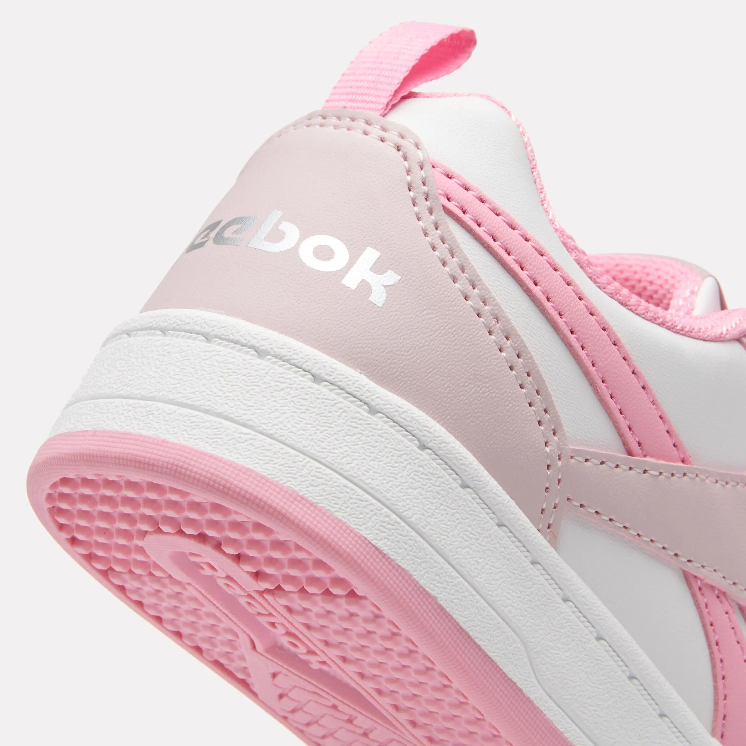 Chaussures Reebok de loisirs enfants PRIME GIRL Velcro blanches et rose 6/7