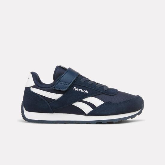Chaussures Reebok rétro enfants GLIDE BOY Bleu marine et Blanche