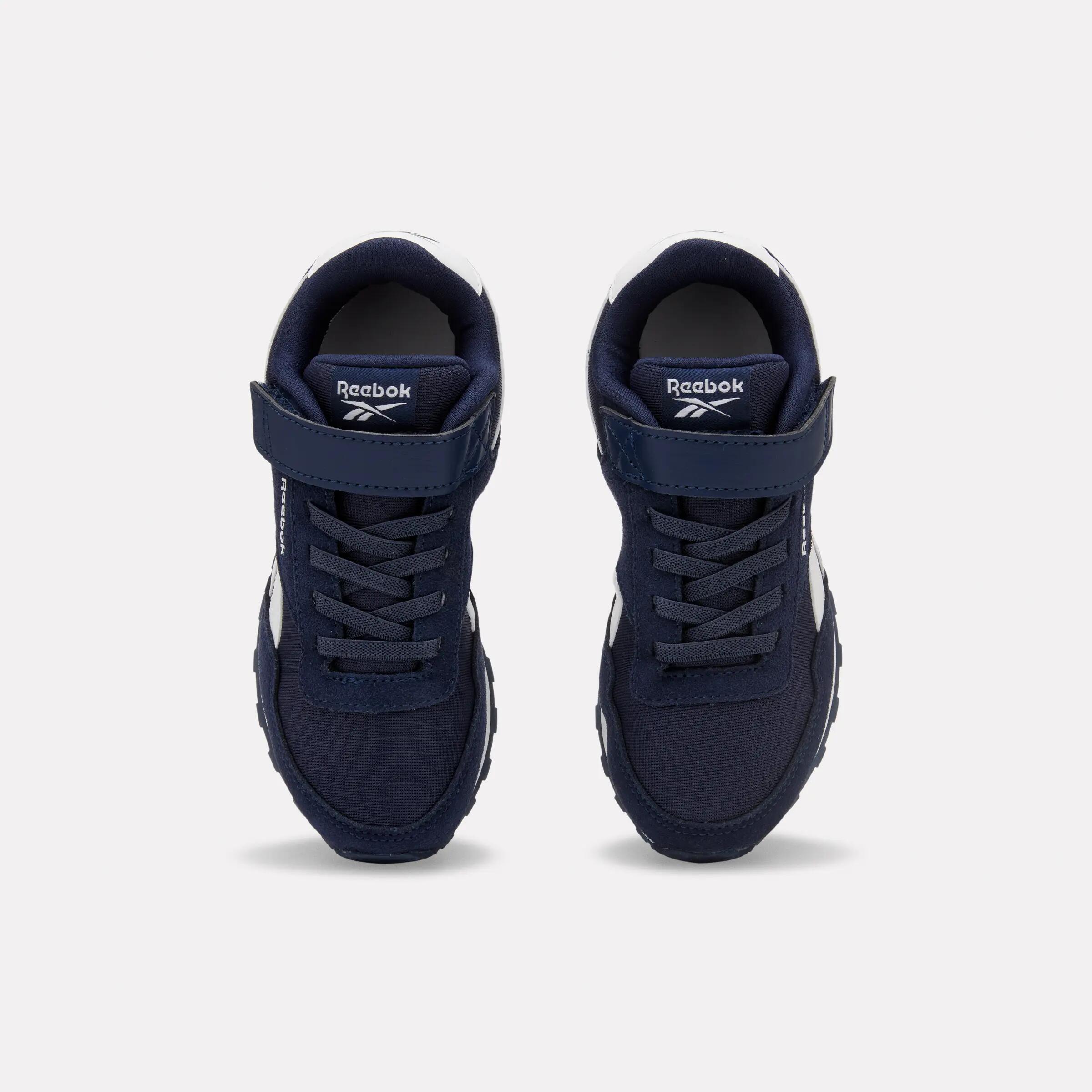 Chaussures Reebok rétro enfants GLIDE BOY Bleu marine et Blanche 6/8