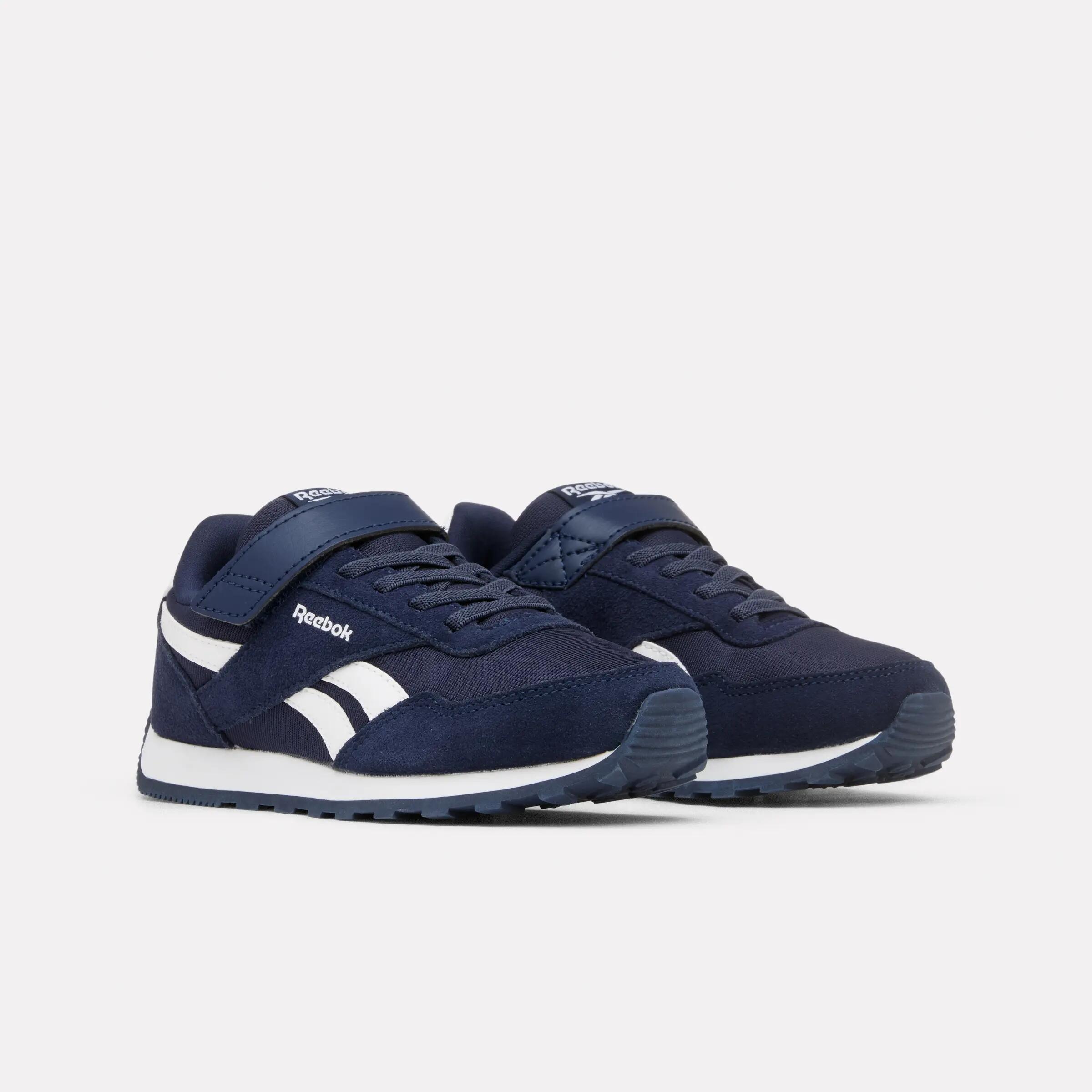 Chaussures Reebok rétro enfants GLIDE BOY Bleu marine et Blanche 2/8