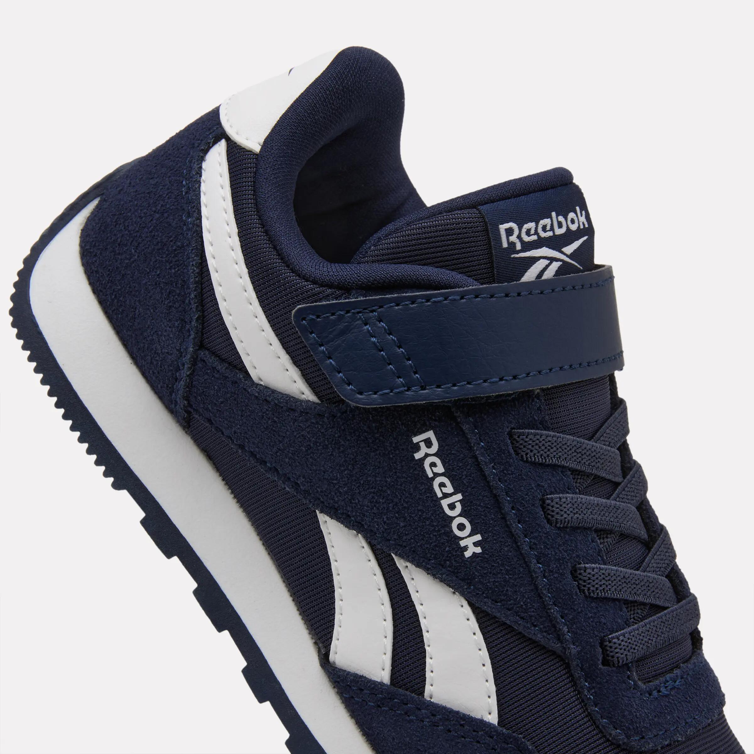 Chaussures Reebok rétro enfants GLIDE BOY Bleu marine et Blanche 3/8