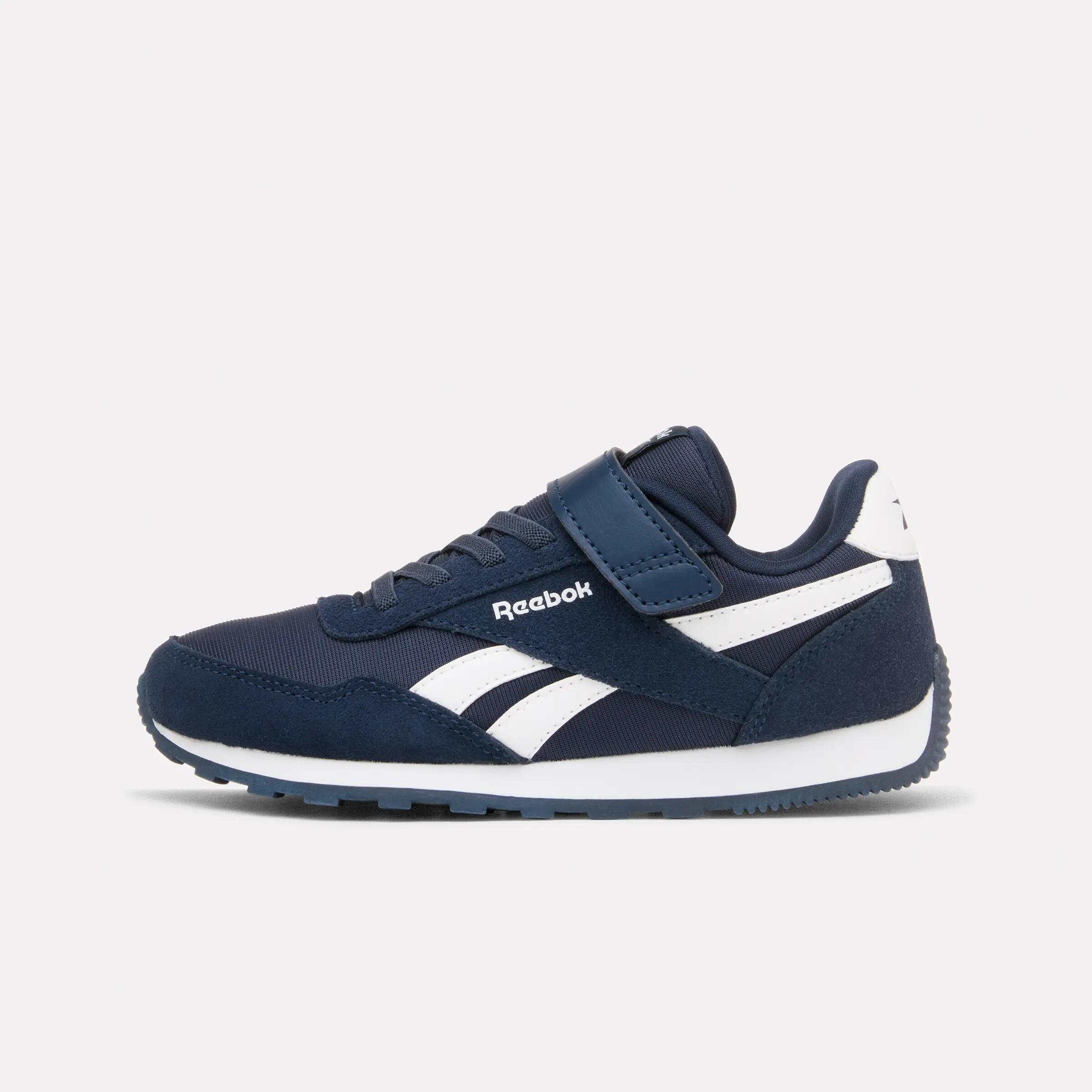 Chaussures Reebok rétro enfants GLIDE BOY Bleu marine et Blanche 8/8