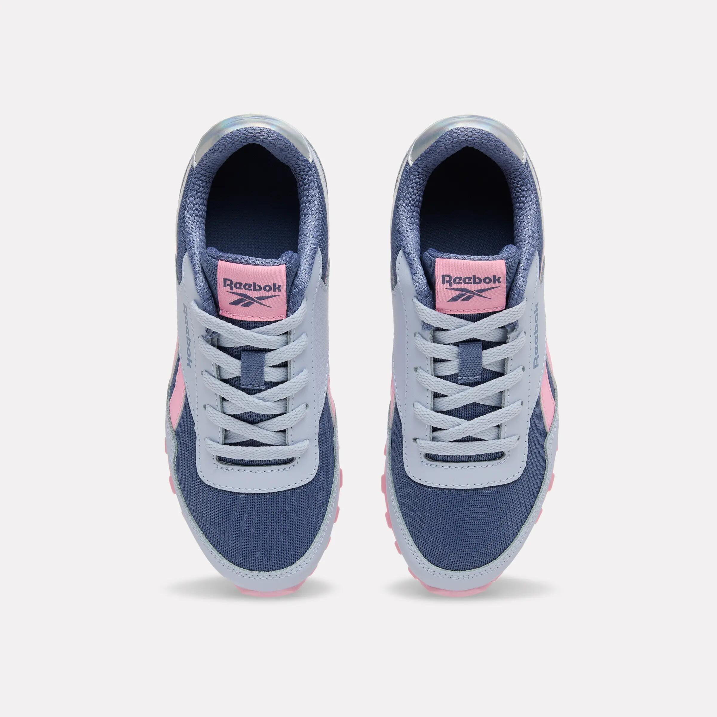 Chaussures Reebok rétro enfants GLIDE GIRL Bleus, Grises et Roses 5/6