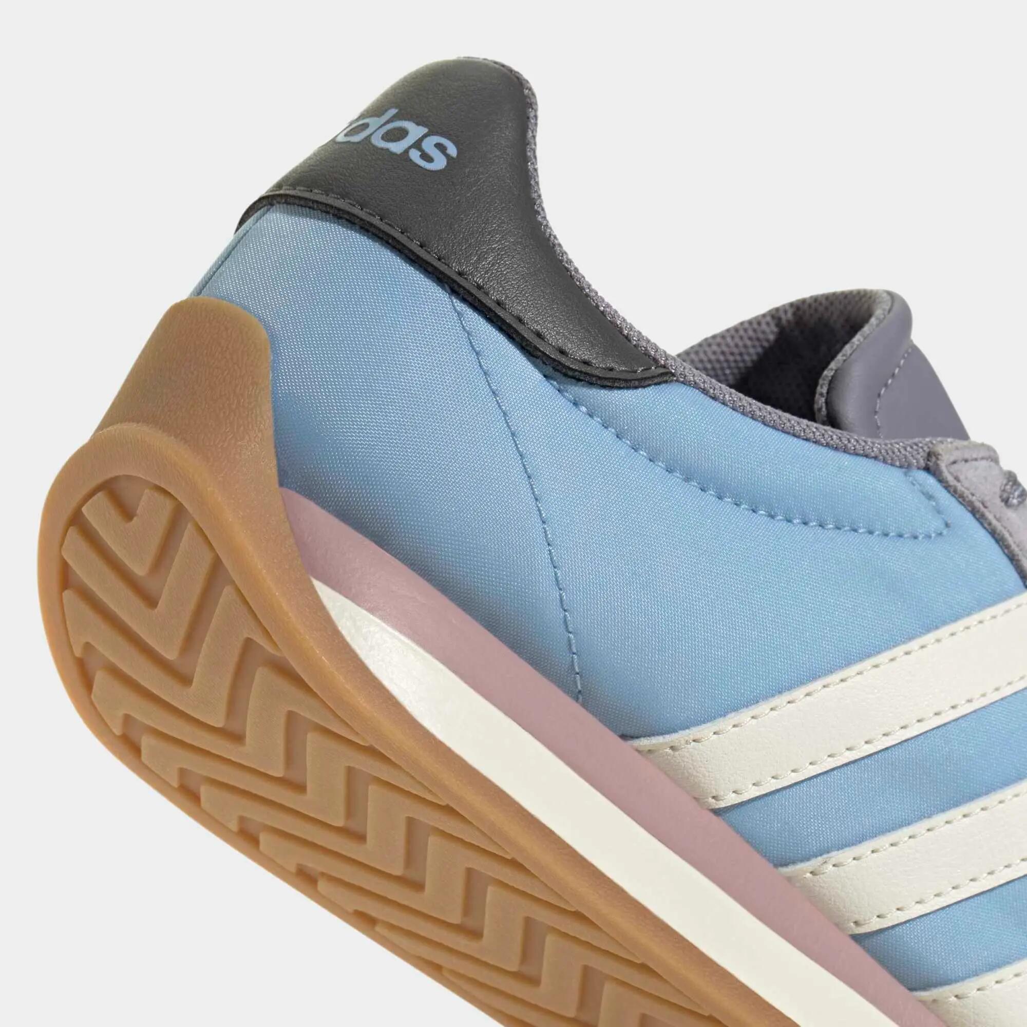 Tenis deportivos retro con amortiguación para mujer Adidas Runvista, azul 9/9