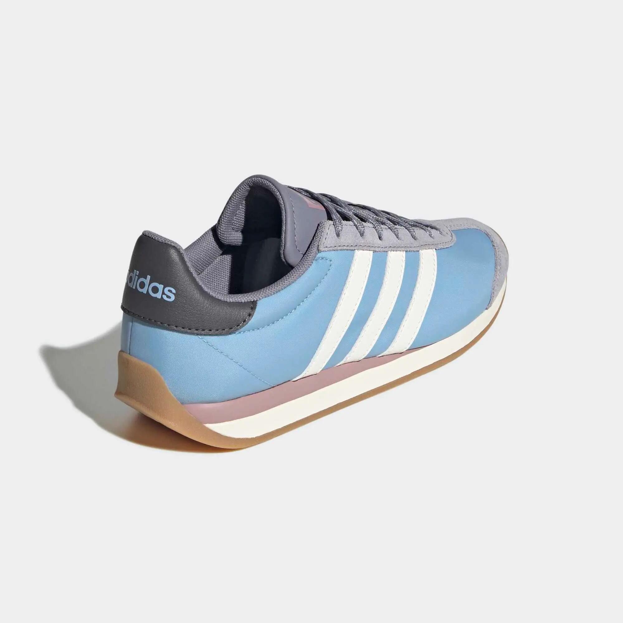 Tenis deportivos retro con amortiguación para mujer Adidas Runvista, azul 8/9