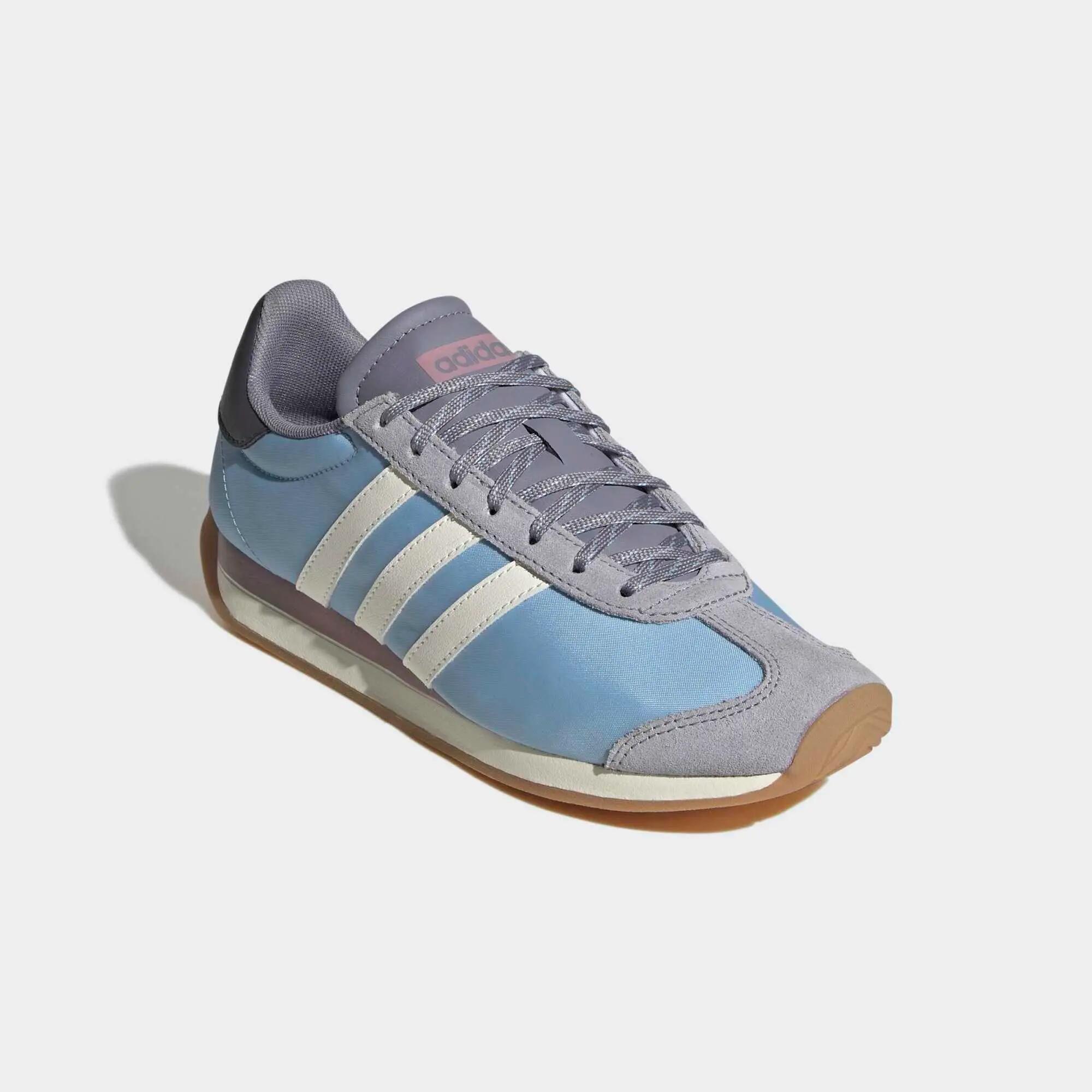Tenis deportivos retro con amortiguación para mujer Adidas Runvista, azul 5/9