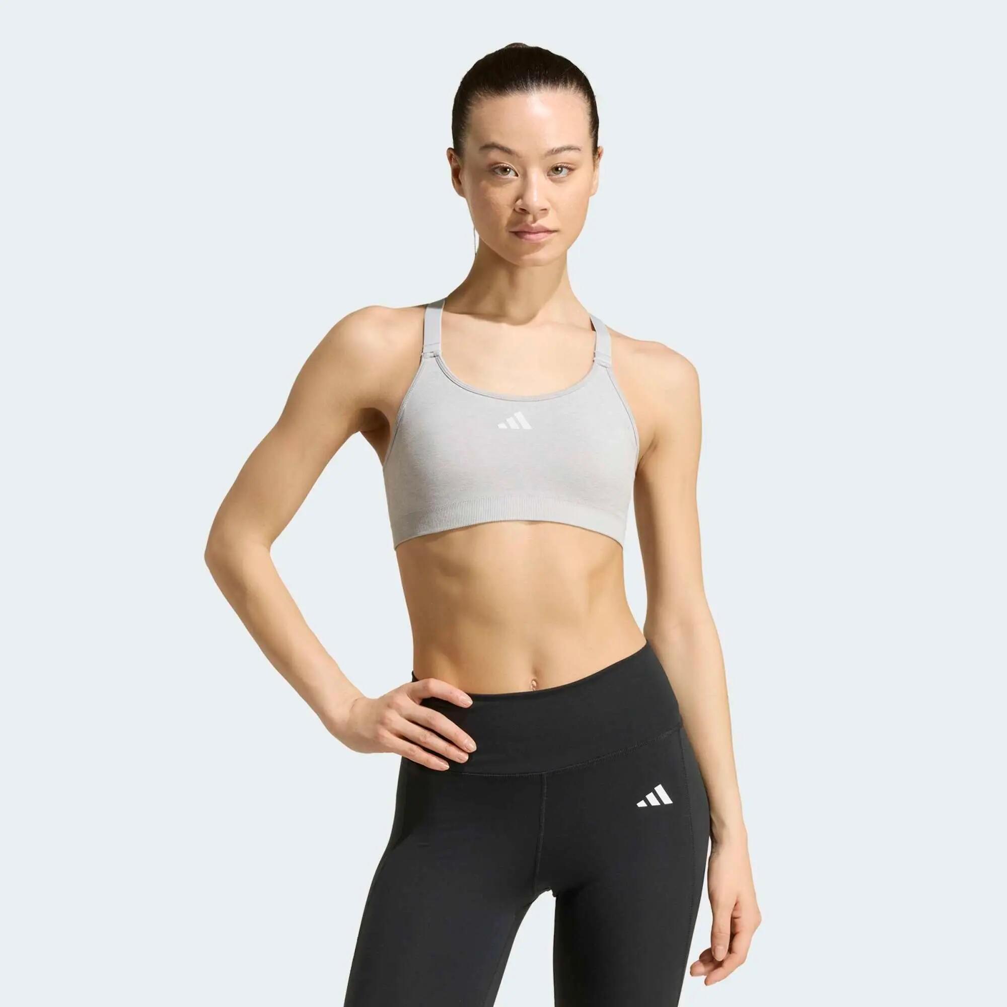 Top deportivo bajo impacto x2 para Mujer Adidas Optime Essentials 10/10
