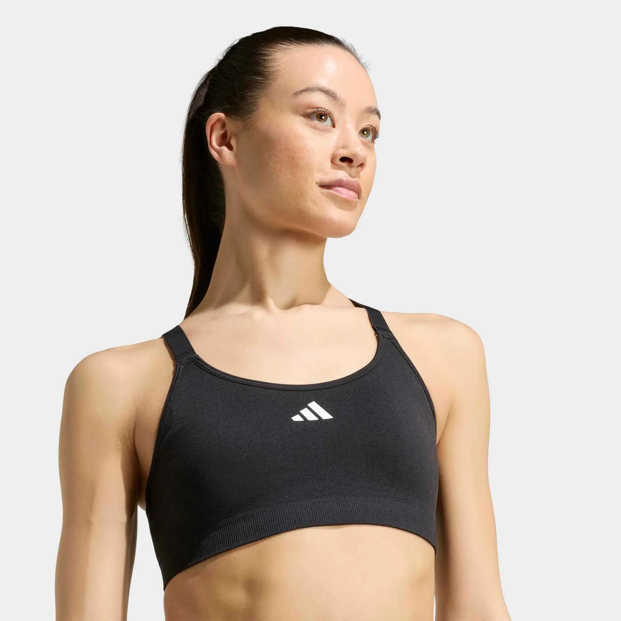 Top deportivo bajo impacto x2 para Mujer Adidas Optime Essentials 9/10