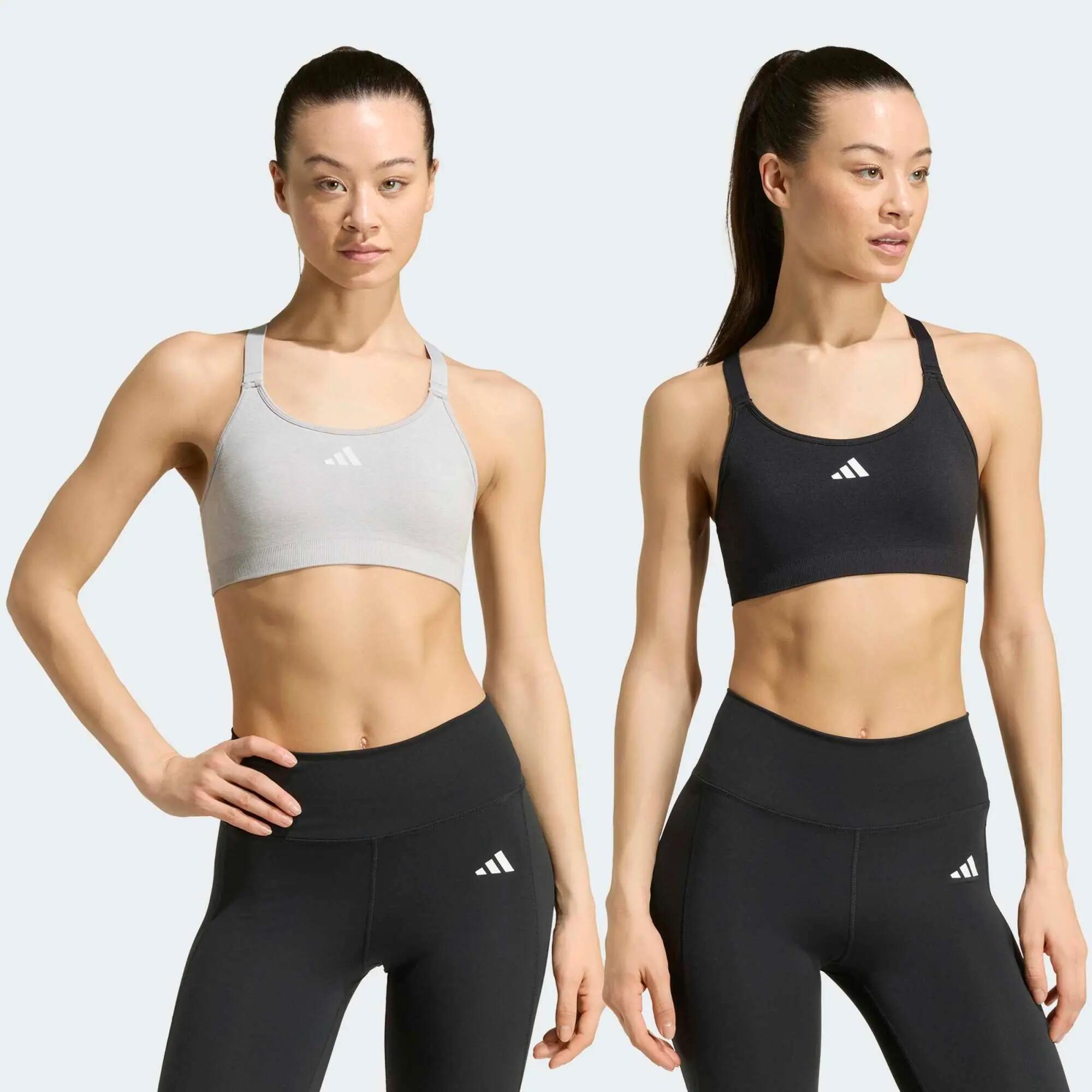 Top deportivo bajo impacto x2 para Mujer Adidas Optime Essentials 6/10