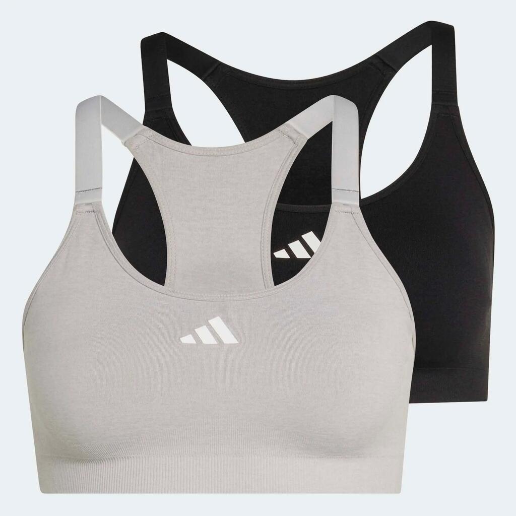 Top deportivo bajo impacto x2 para Mujer Adidas Optime Essentials