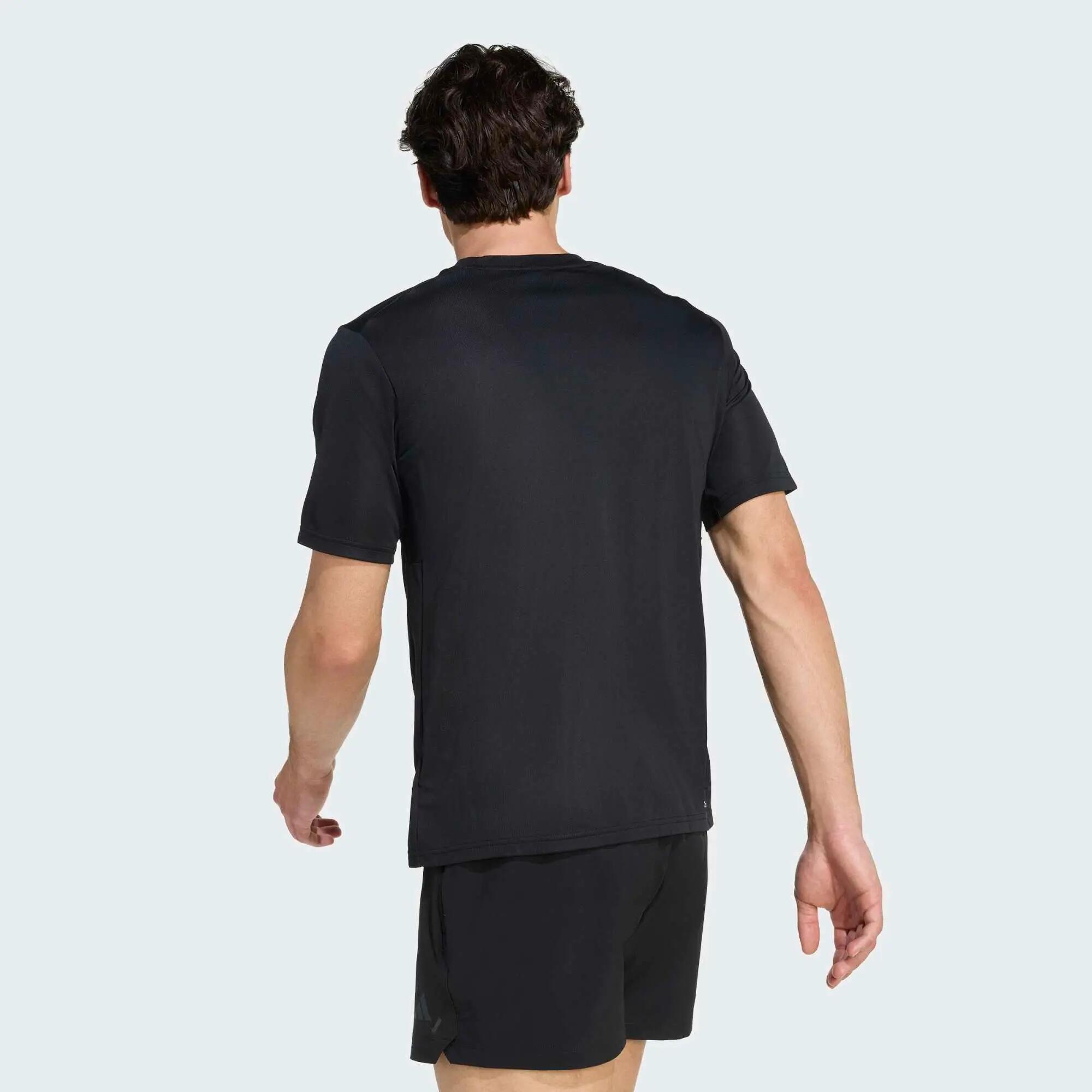 Camiseta de entrenamiento para Hombre Adidas Workout Essentials - Negro 3/6