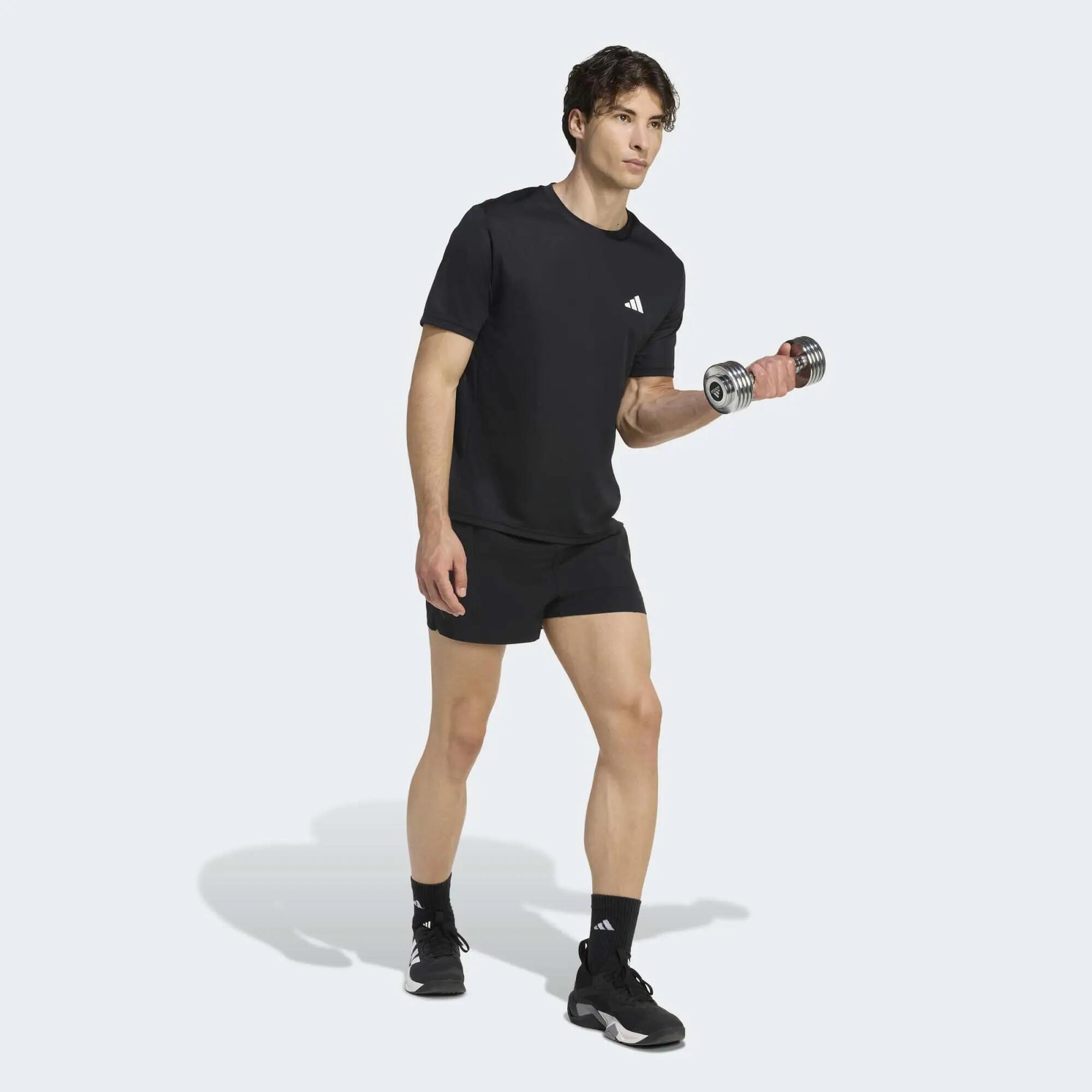Camiseta de entrenamiento para Hombre Adidas Workout Essentials - Negro 2/6
