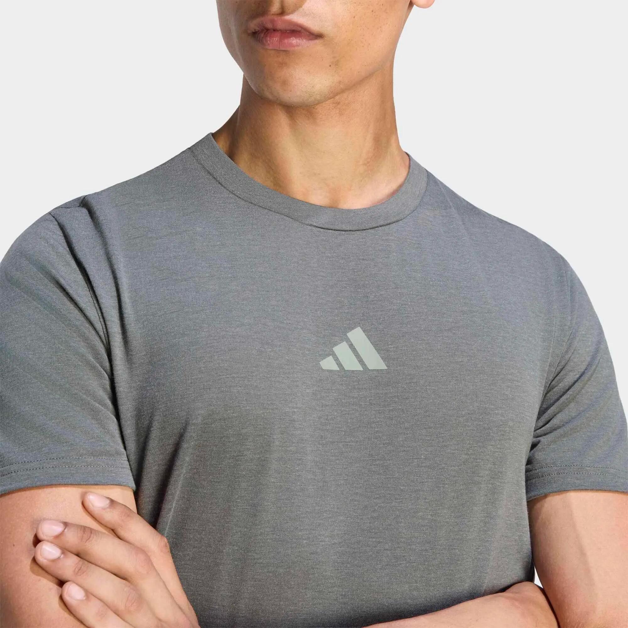 Camiseta de entrenamiento slim para Hombre Adidas D4T - Gris 7/7