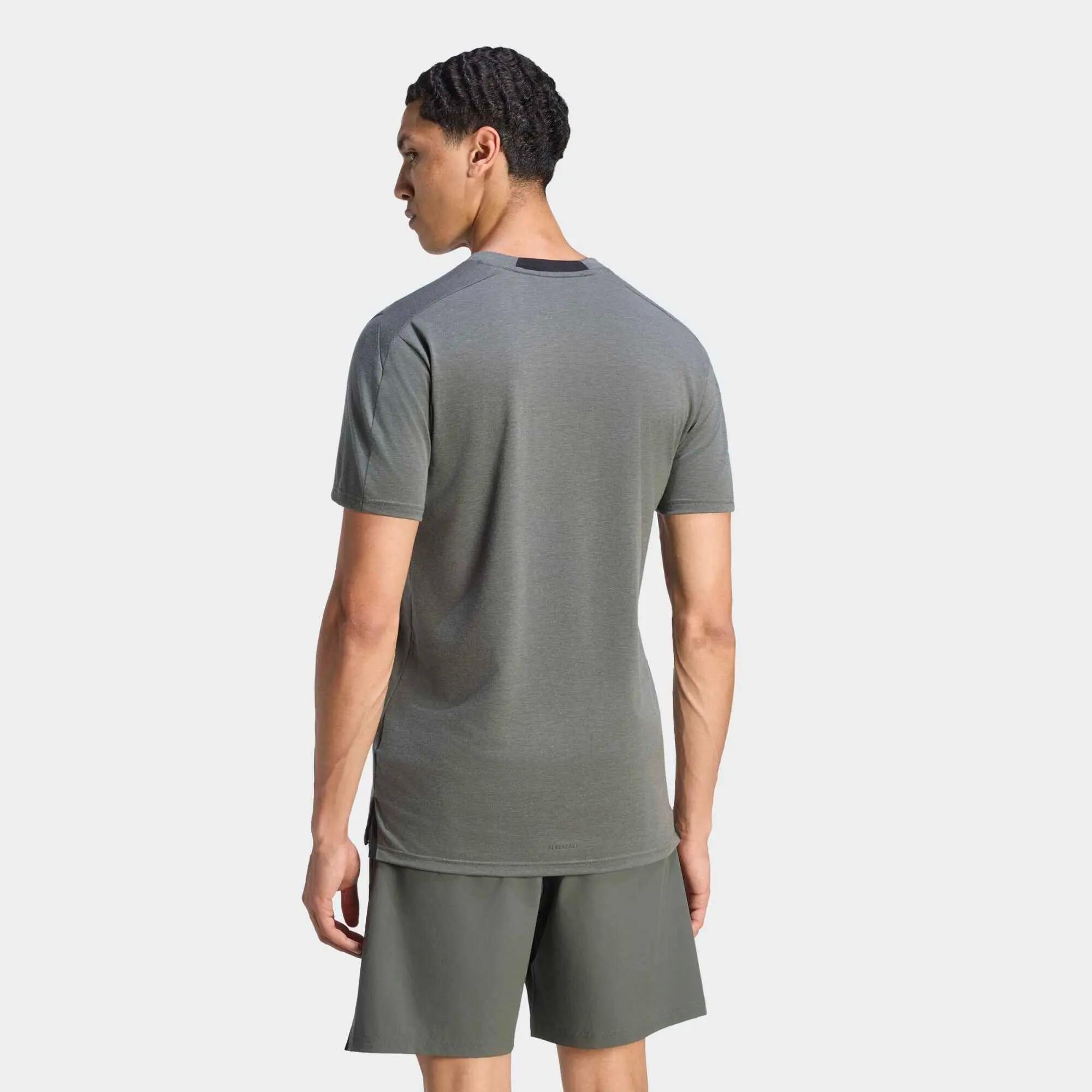 Camiseta de entrenamiento slim para Hombre Adidas D4T - Gris 3/7