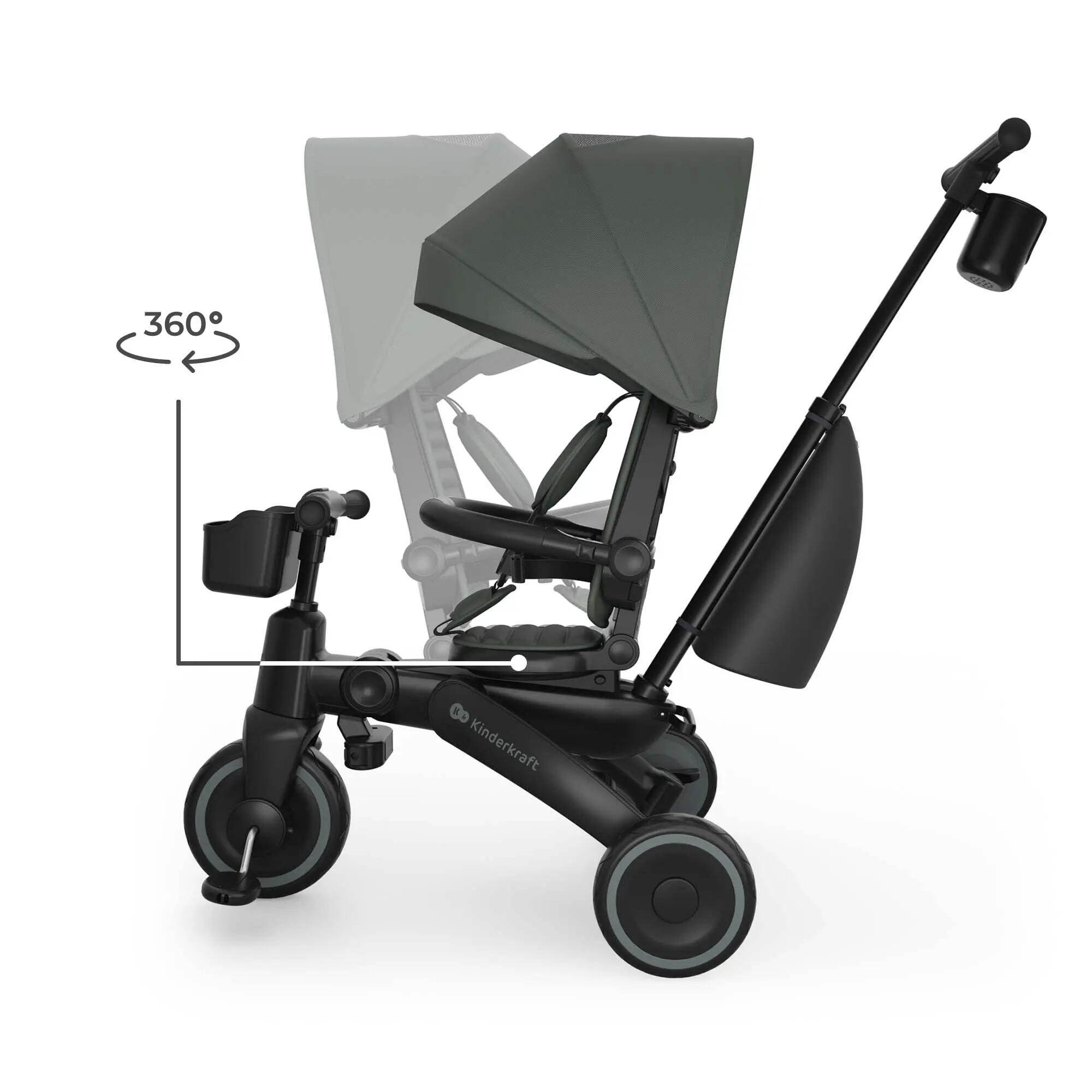Kinderkraft Triciclo JAZZ 3 VERDE - CD 2/6