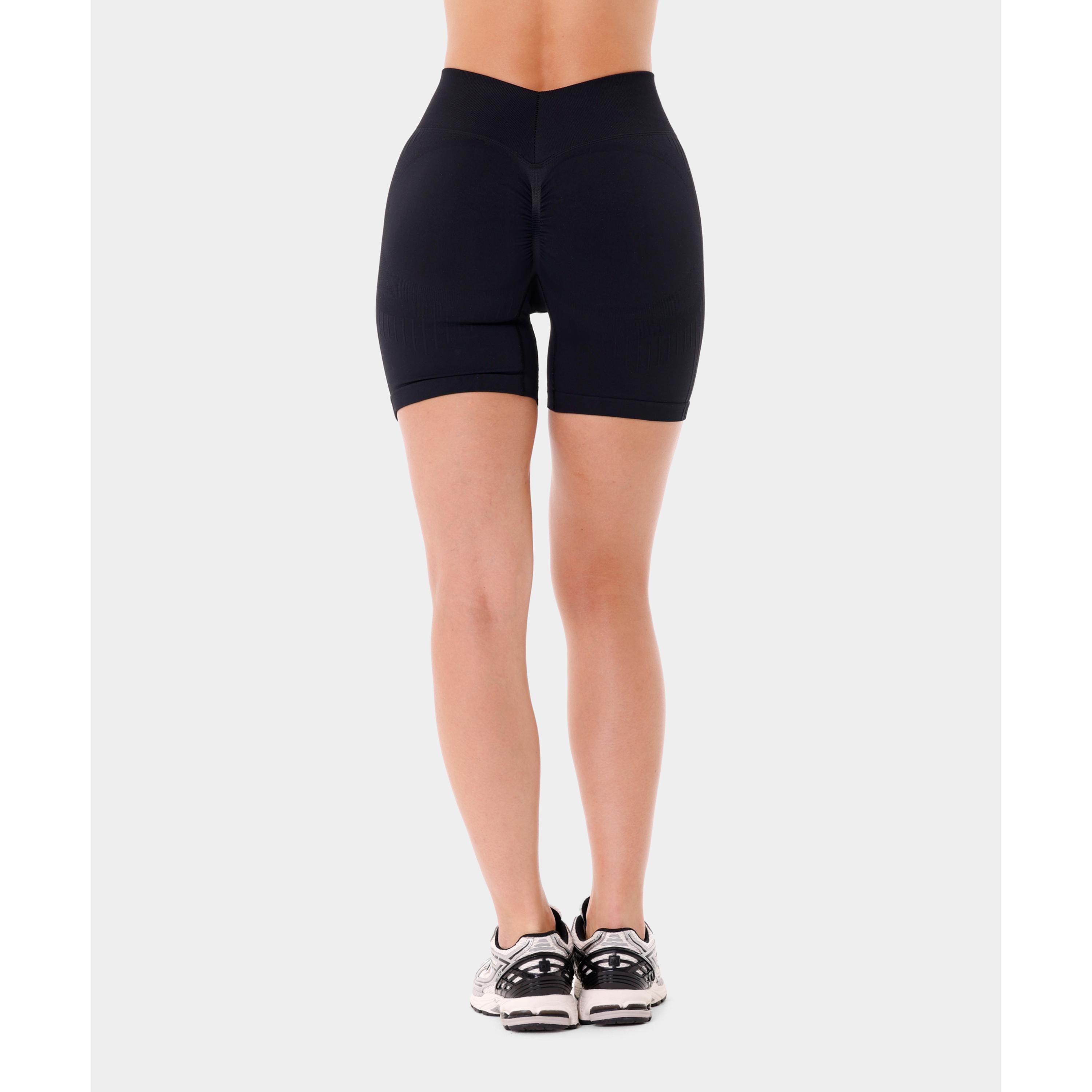 Szorty bezszwowe push-up Carpatree Élite czarne 6/7
