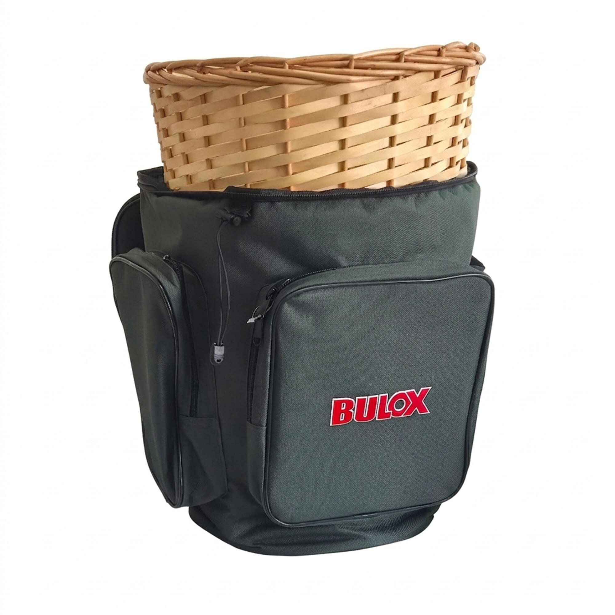 Zaino raccolta funghi castagne professionale L-PRO 2 tasche e porta borraccia 3/5
