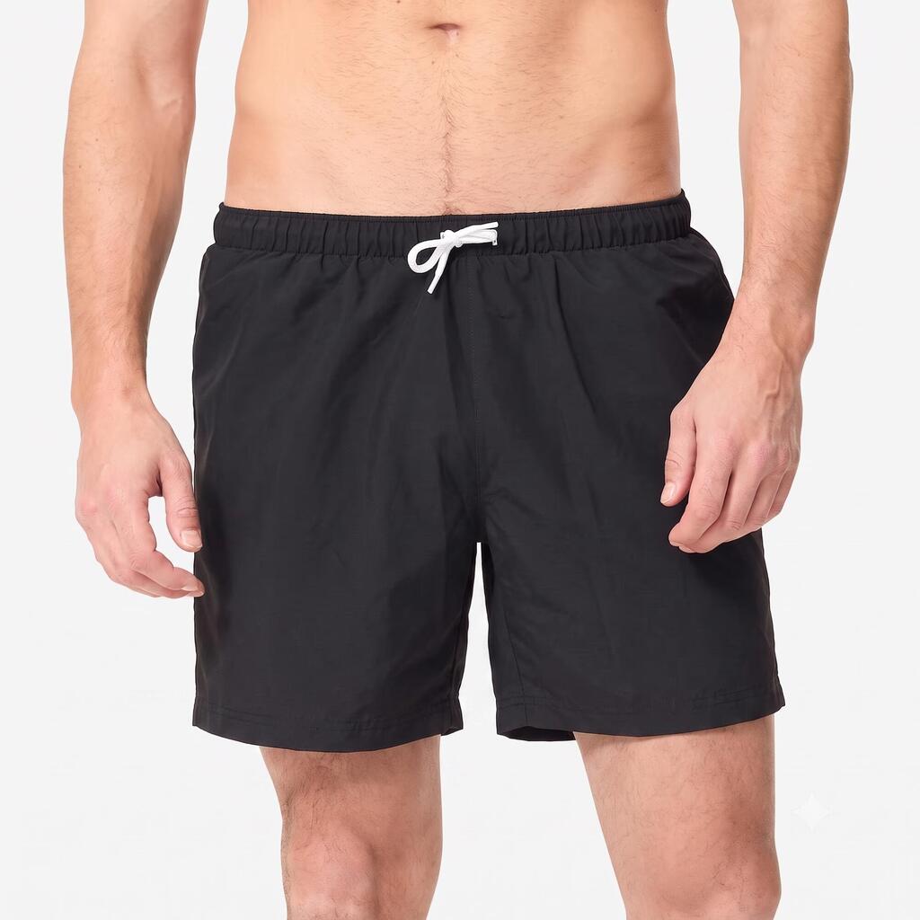 Short de bain surf 100 Homme - Hendaia MW Noir