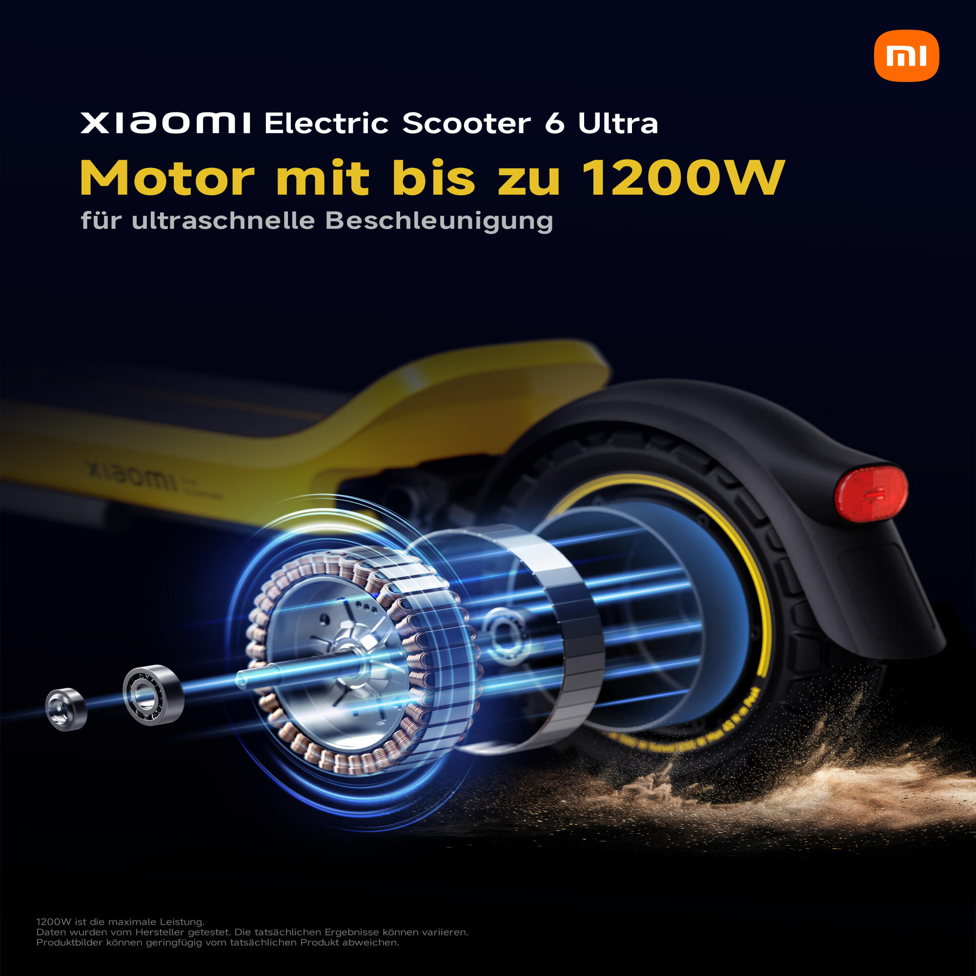 E-Scooter Xiaomi 6 Ultra mit dt. Straßenzulassung 10/12