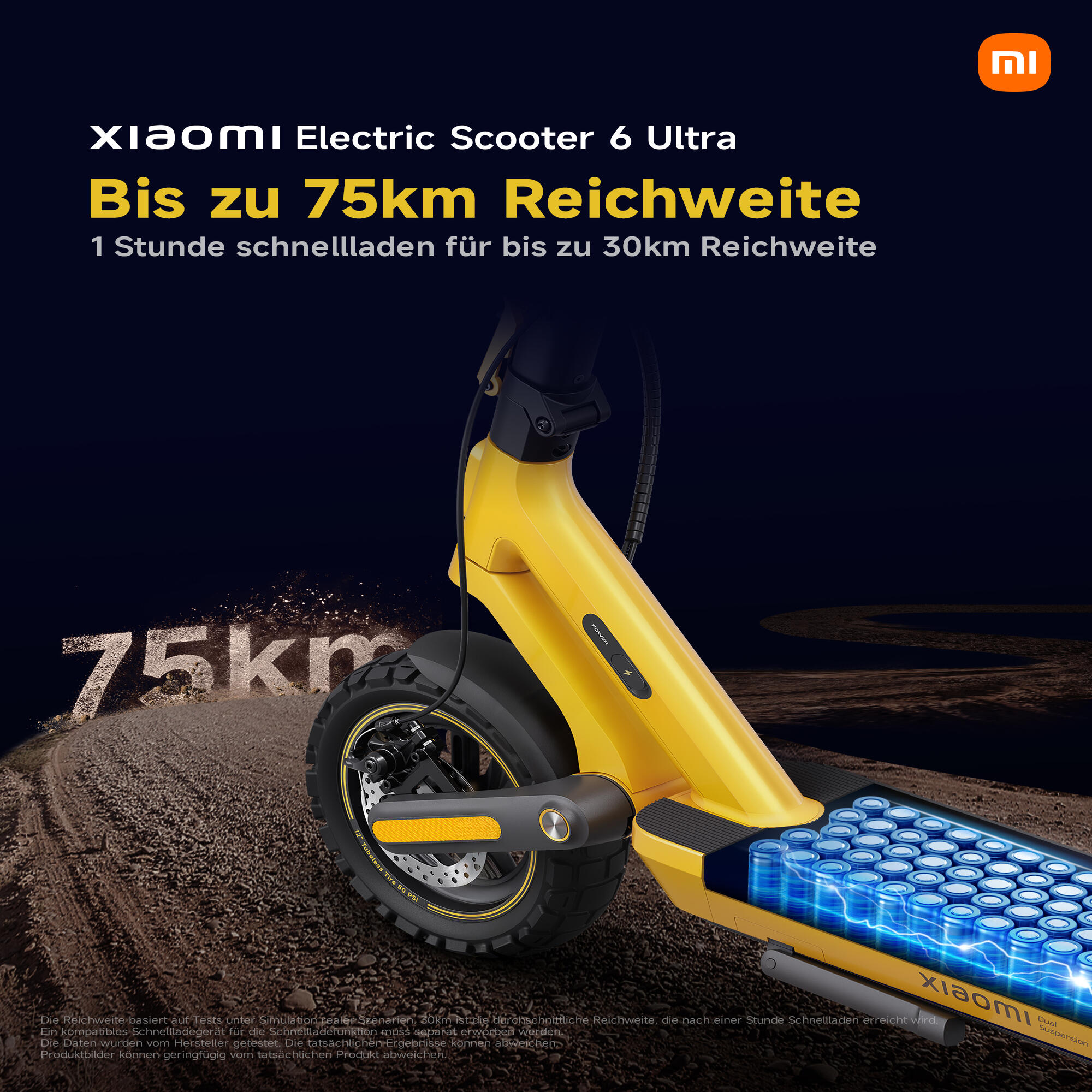 E-Scooter Xiaomi 6 Ultra mit dt. Straßenzulassung 11/12