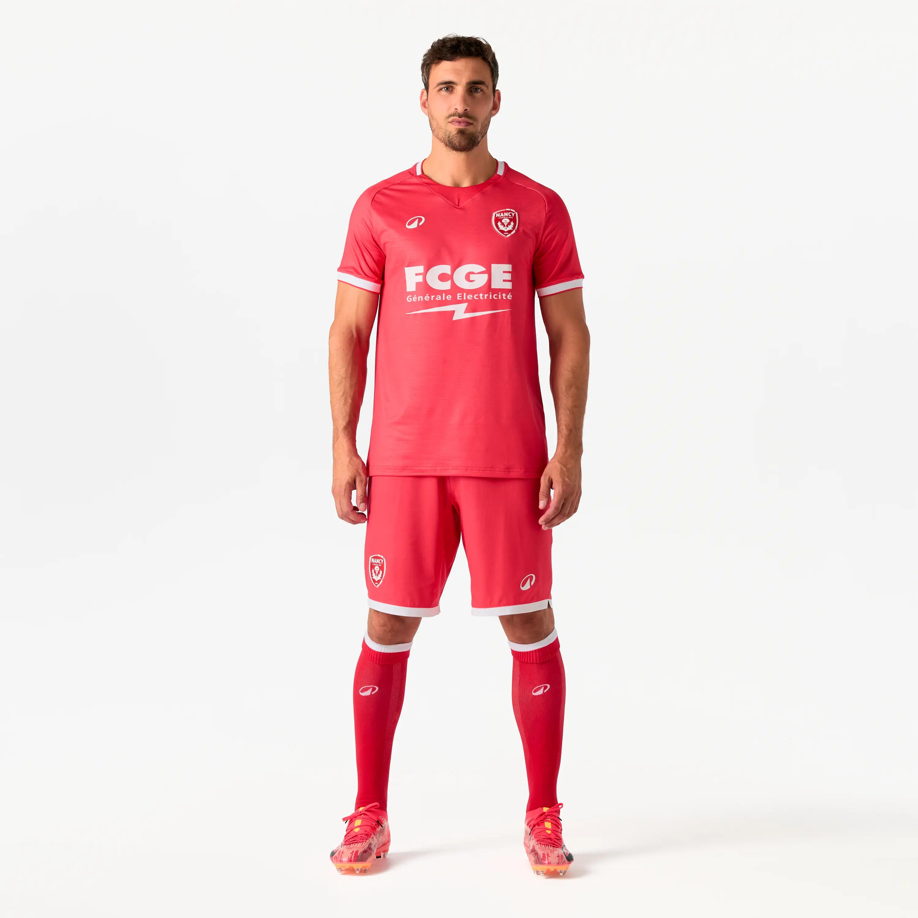MAILLOT OFFICIEL AS NANCY LORRAINE  ADULTE ROUGE EXTERIEUR SAISON 26/27 2/7