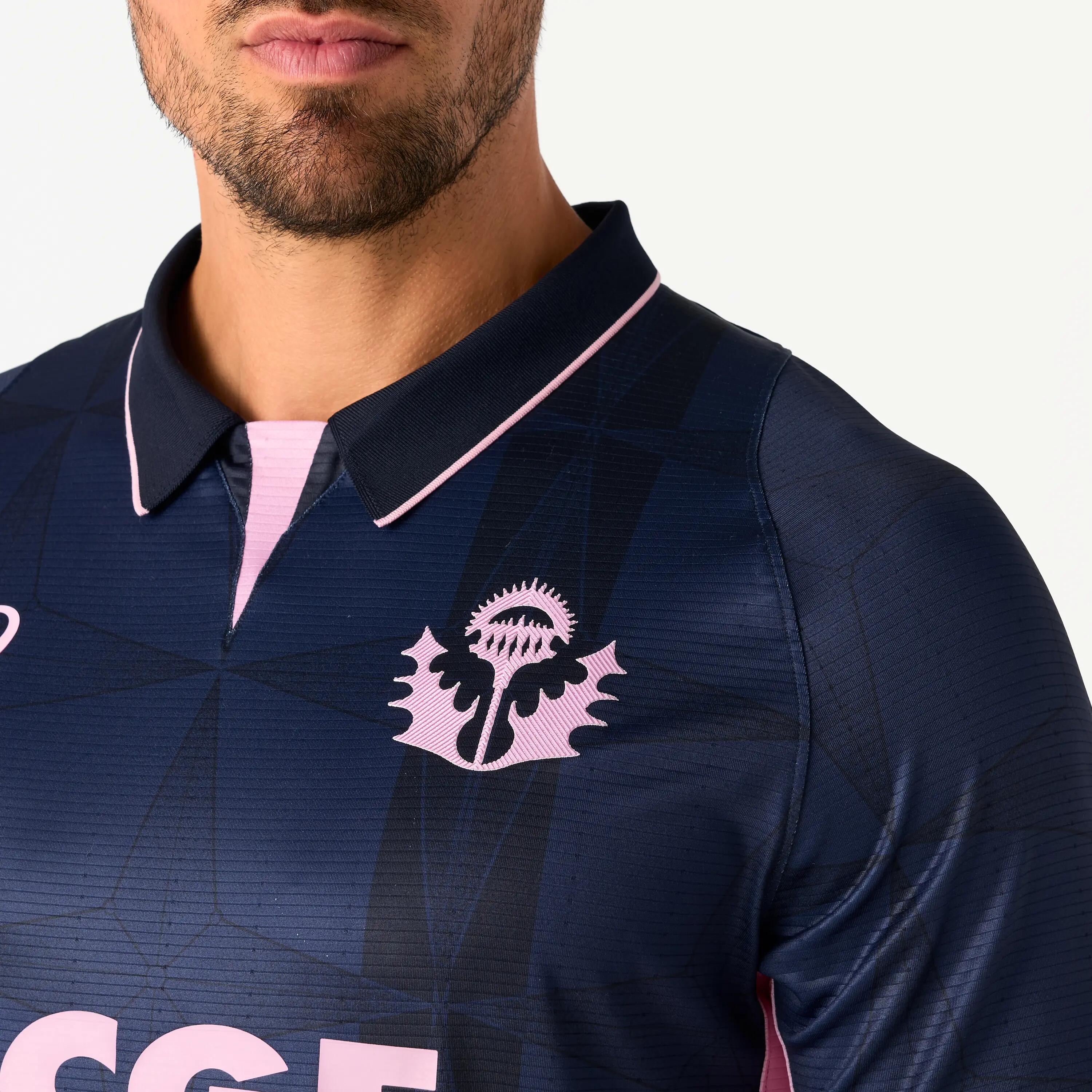 MAILLOT OFFICIEL AS NANCY LORRAINE ADULTE THIRD MARINE COL POLO SAISON 26/27 2/8