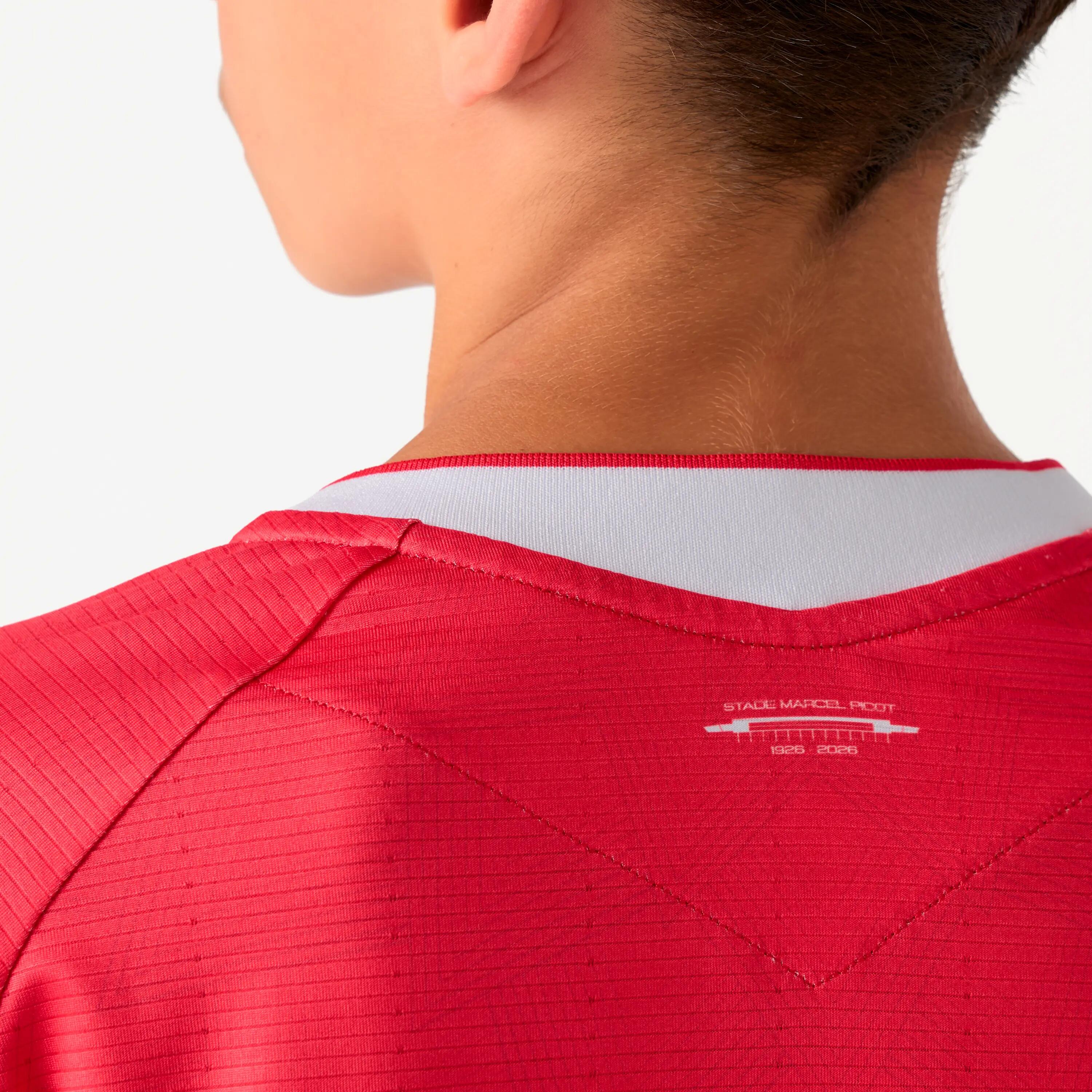 MAILLOT OFFICIEL AS NANCY LORRAINE  JUNIOR ROUGE EXTERIEUR SAISON 26/27 5/7