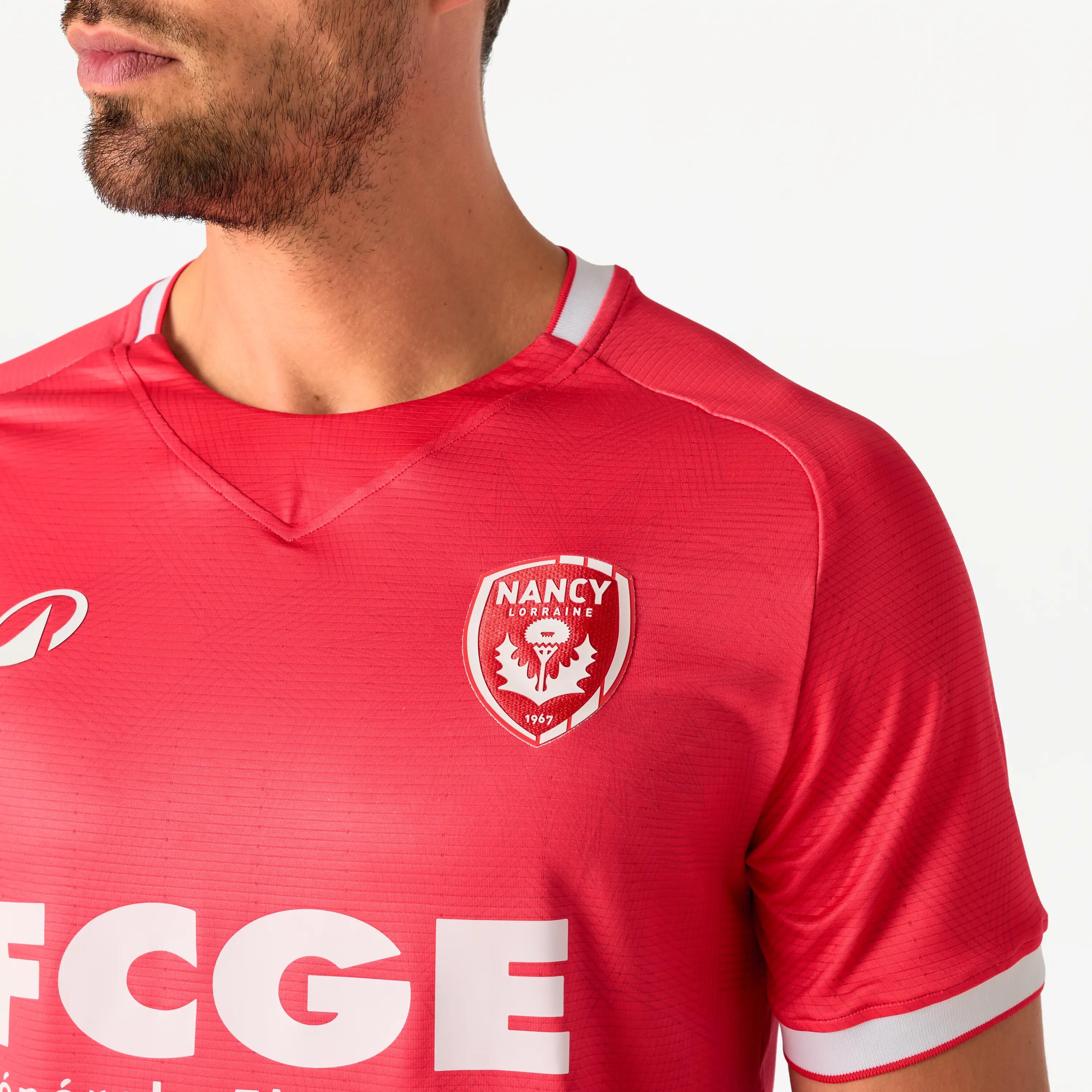 MAILLOT OFFICIEL AS NANCY LORRAINE  ADULTE ROUGE EXTERIEUR SAISON 26/27 3/7