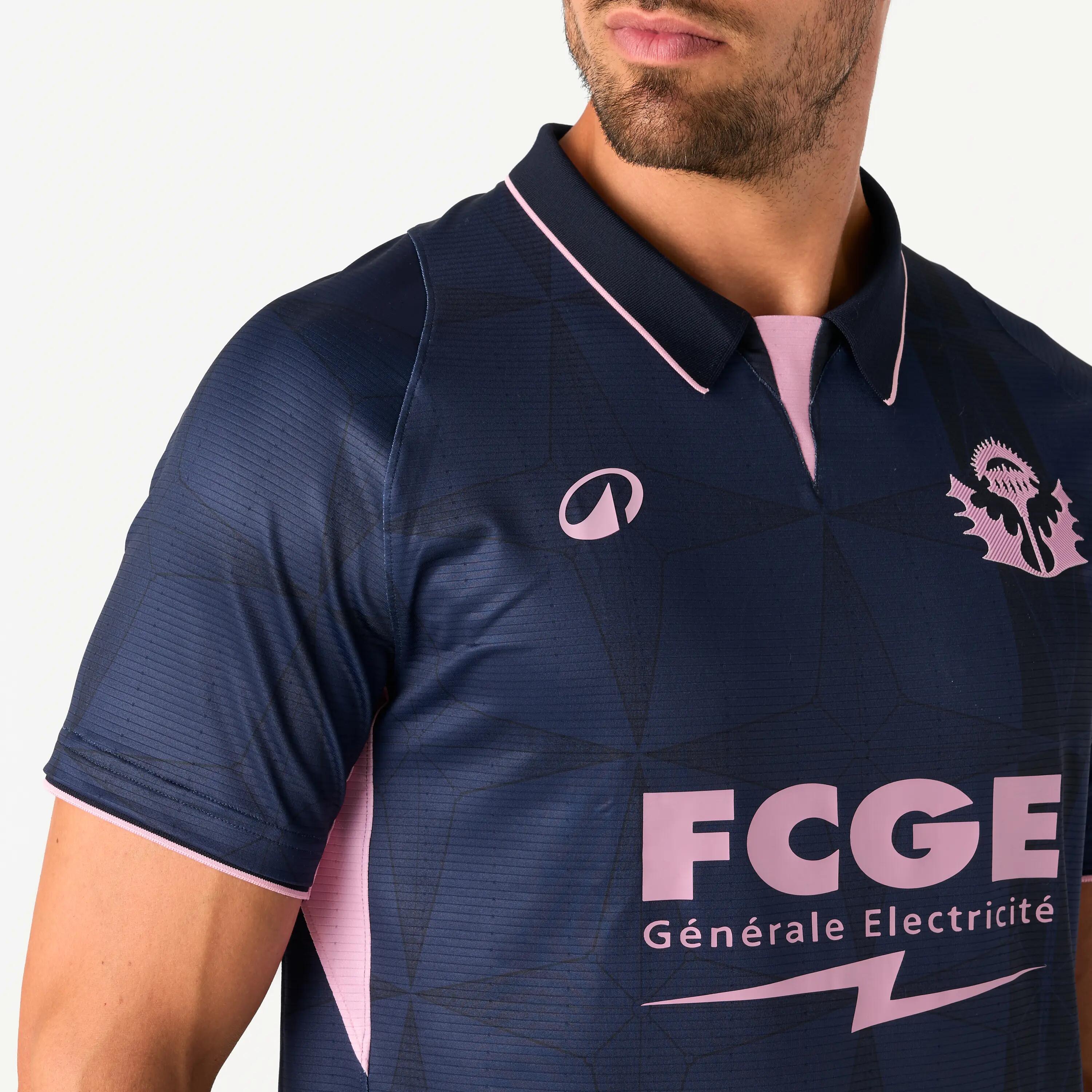 MAILLOT OFFICIEL AS NANCY LORRAINE ADULTE THIRD MARINE COL POLO SAISON 26/27 4/8