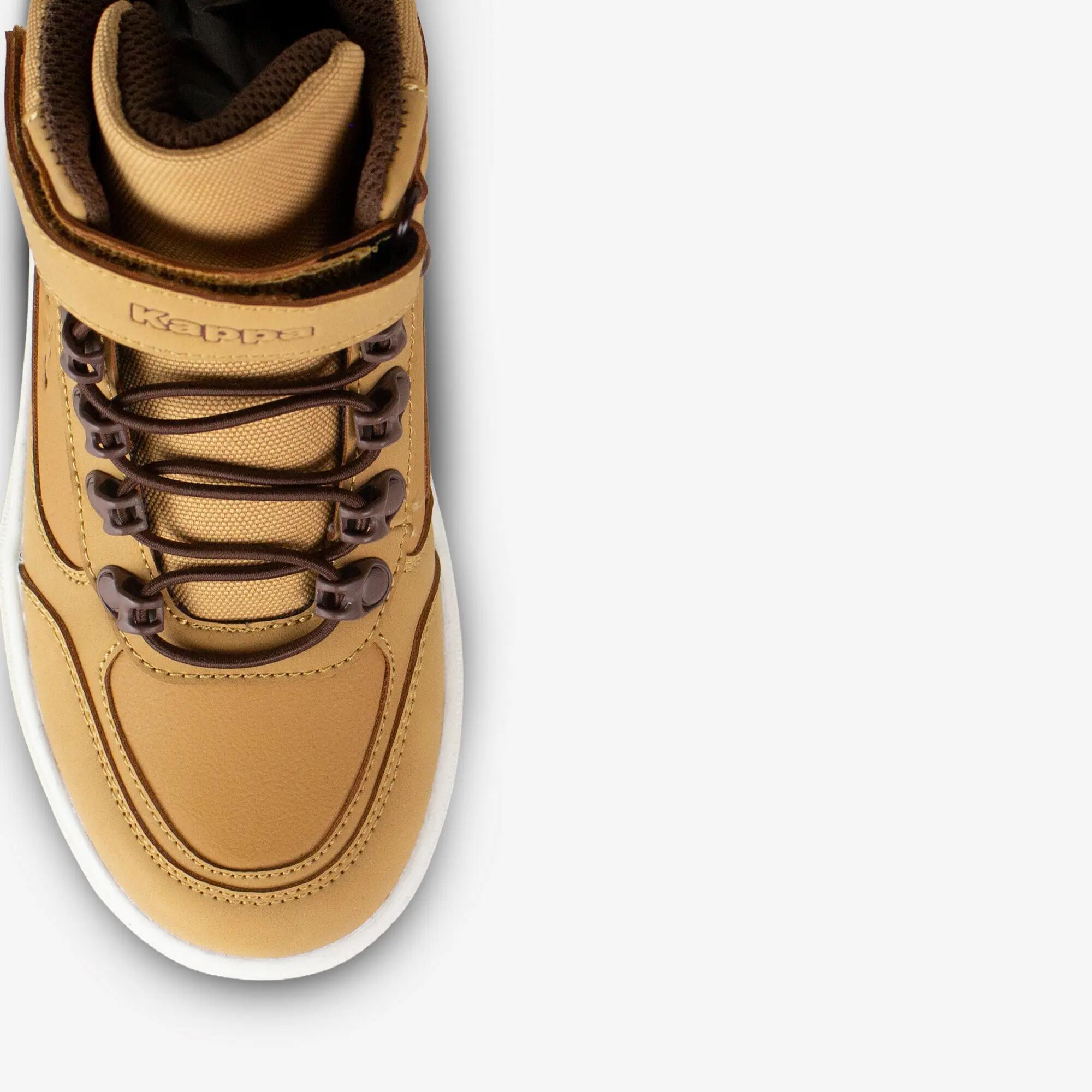 Chaussures de marche confortables et déperlantes enfant, Logo Krios, brun 6/7