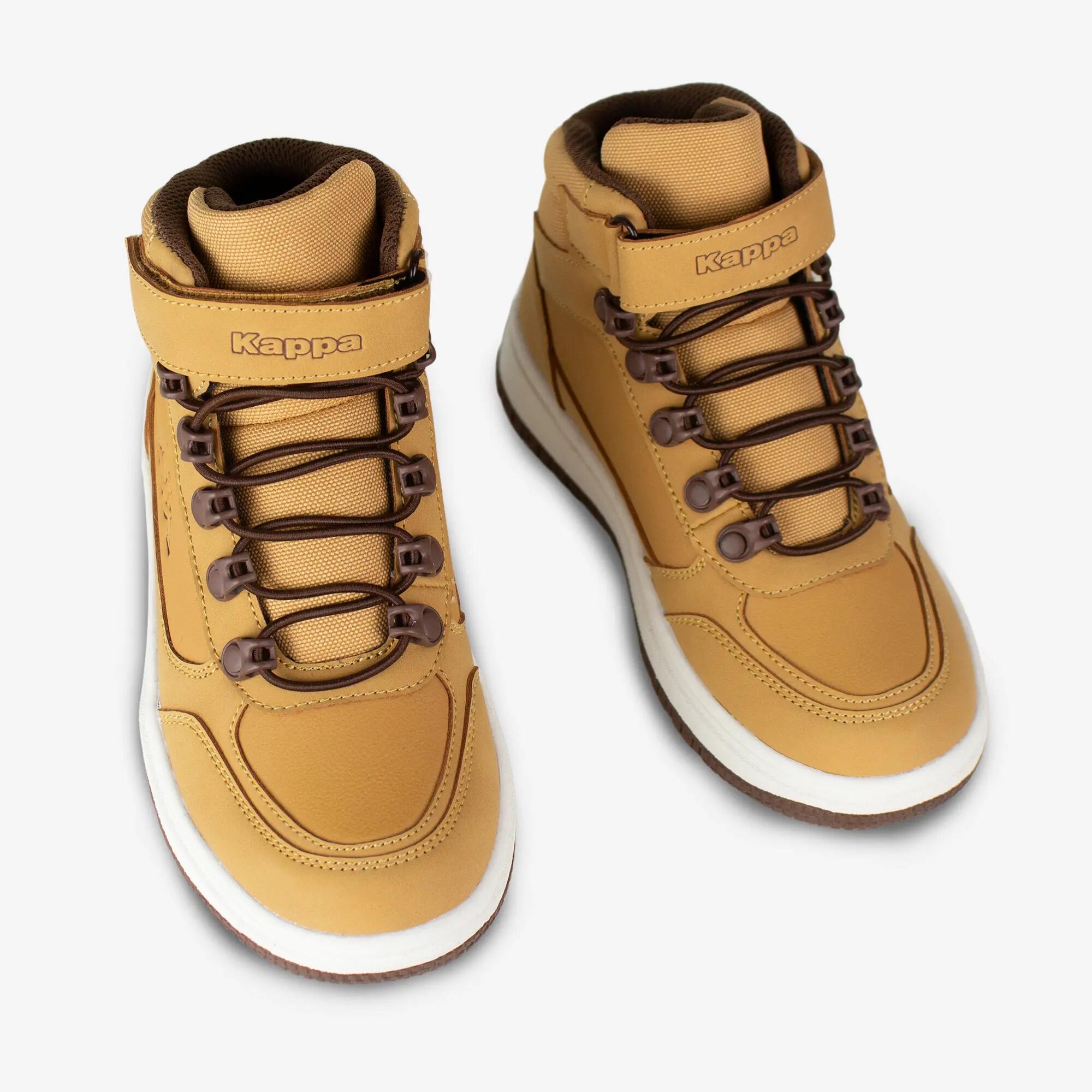 Chaussures de marche confortables et déperlantes enfant, Logo Krios, brun 2/7