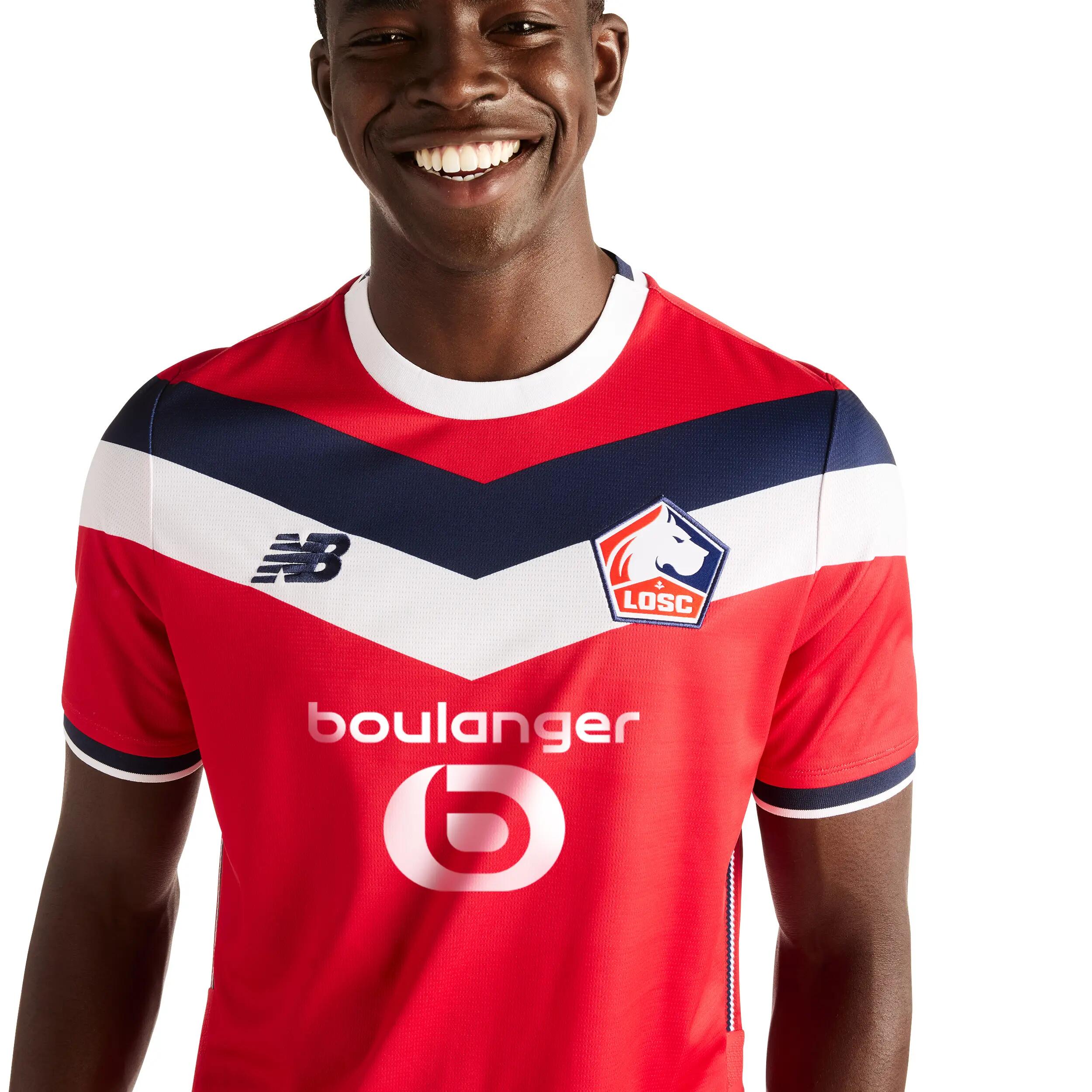 Maillot de foot LOSC Domicile 2026/2027 New Balance Adulte Rouge 2/10