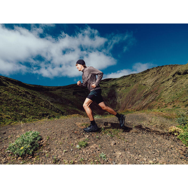 Încălțăminte de alergare trail, Kiprun kipsummit wp, negru Bărbați