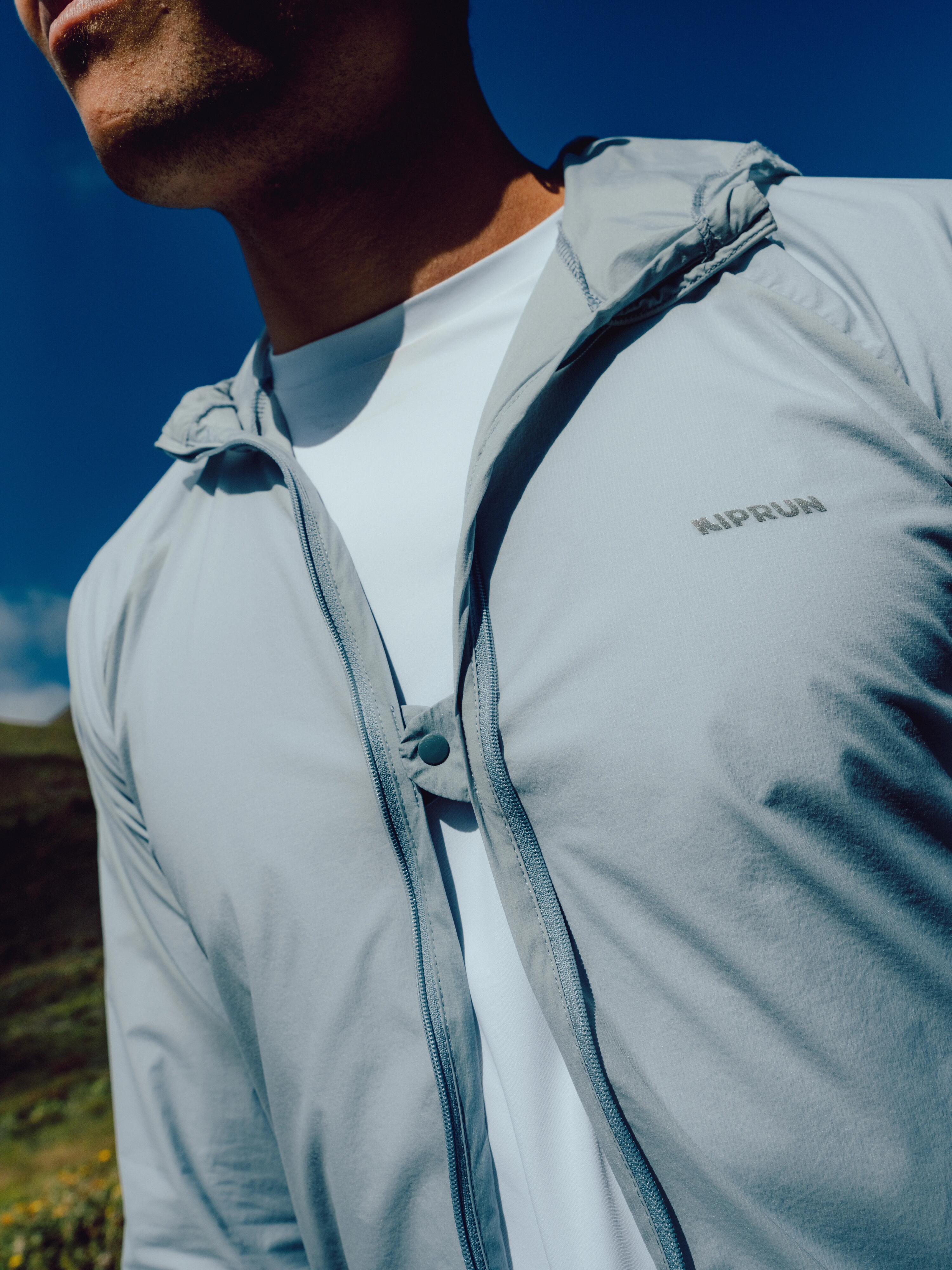 Laufjacke Trailrunning Herren winddicht - Run 900 Wind blau 7/19