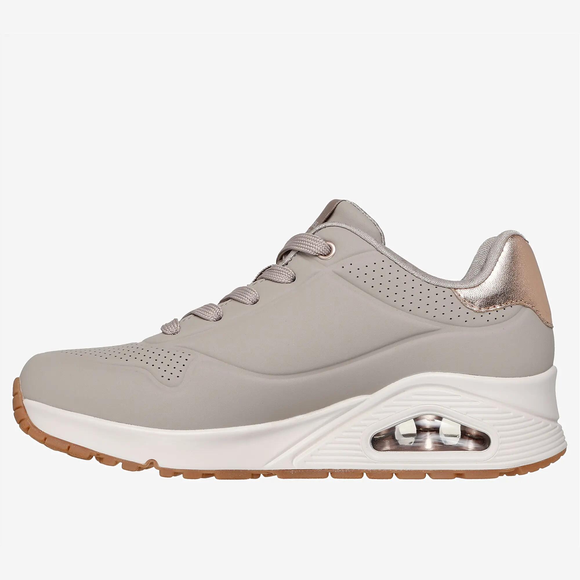 Chaussure Compensée Air-Cooled Memory Foam Femme UNO Golden Air Taupe 3/5