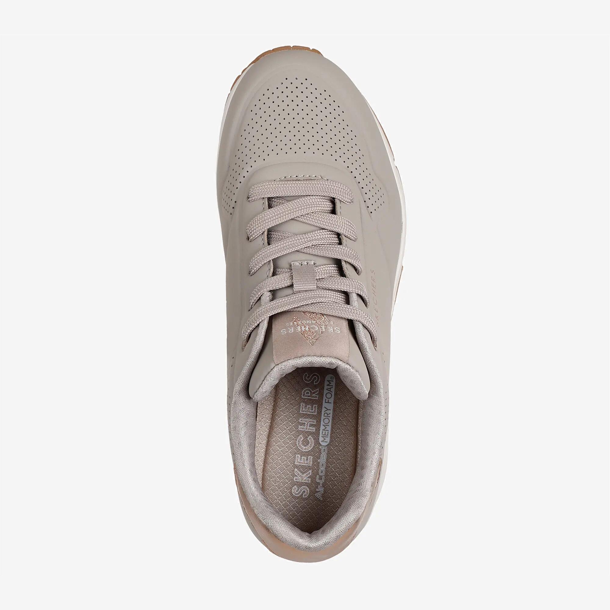 Chaussure Compensée Air-Cooled Memory Foam Femme UNO Golden Air Taupe 2/5