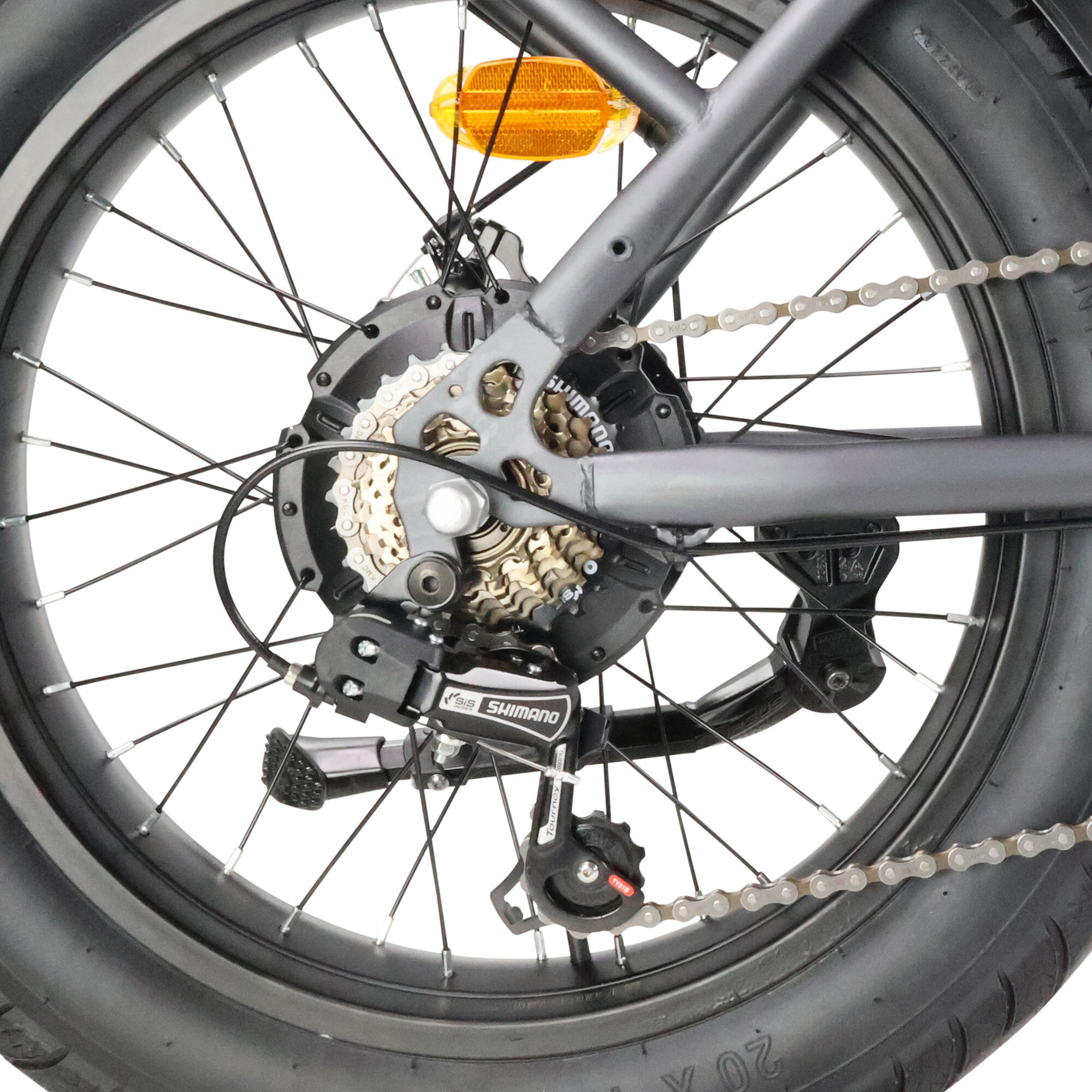 Bici elettrica a pedalata assistita pieghevole fat bike E-2500 Top Everide 5/8