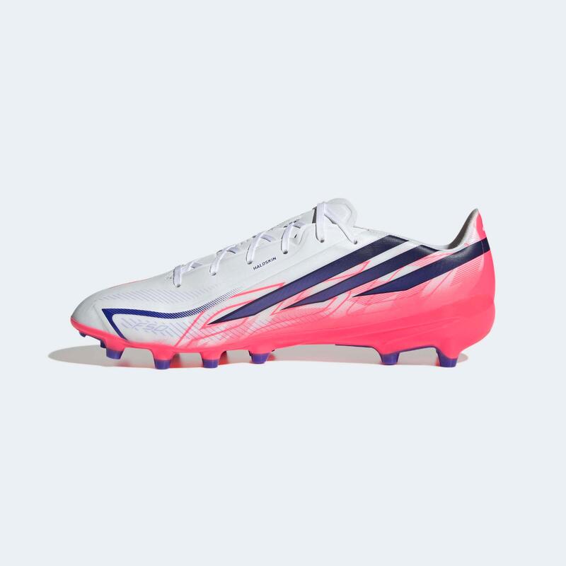 Adidași adidas F50 Hyperfast League AG alb-mov Adulți
