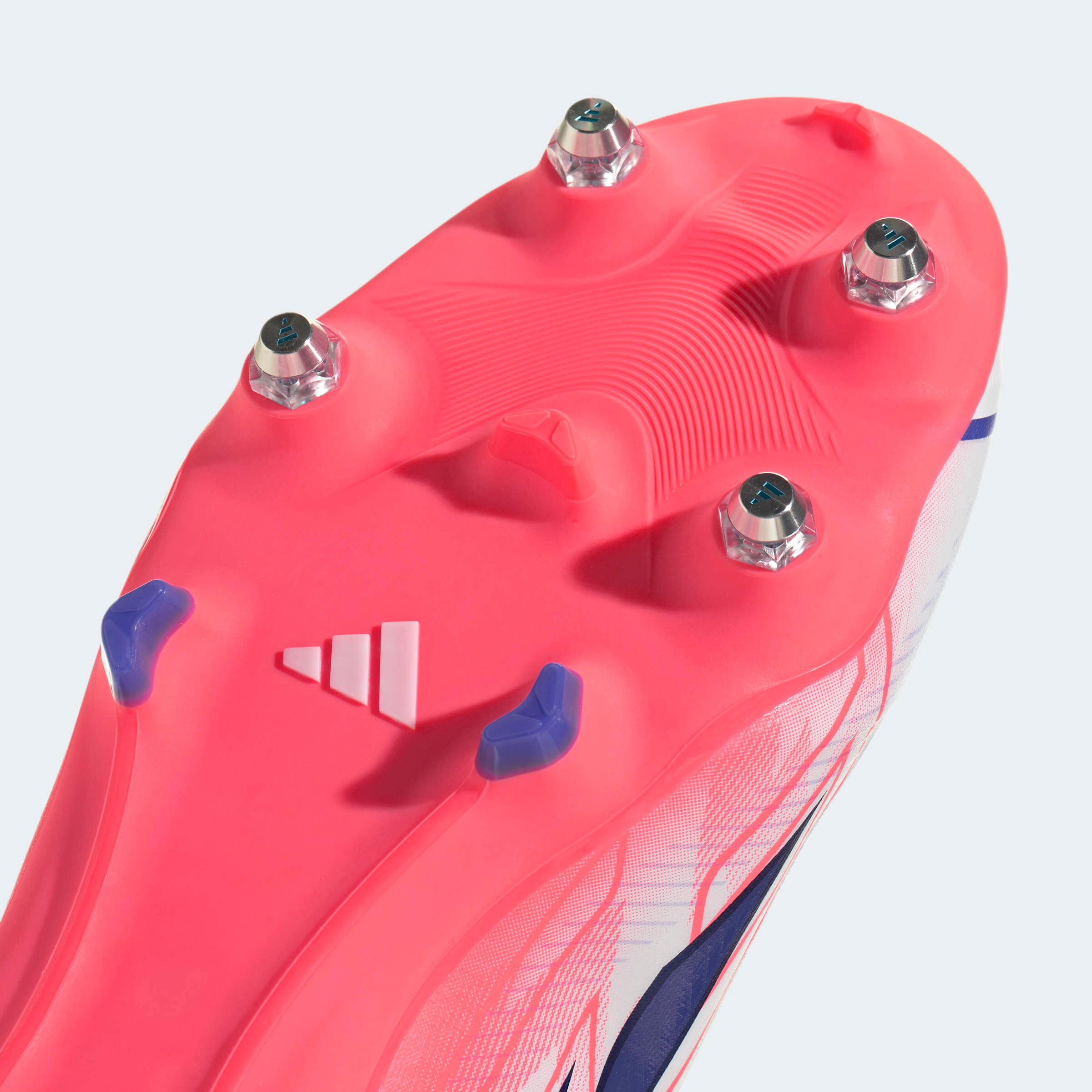 Chuteiras de Futebol Adulto F50 Hyperfast League SG Branco/Violeta 4/10