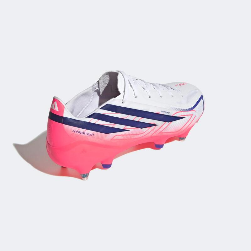 Adidași adidas F50 Hyperfast League SG alb-mov Adulți