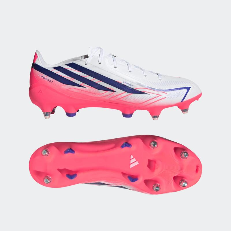 Adidași adidas F50 Hyperfast League SG alb-mov Adulți