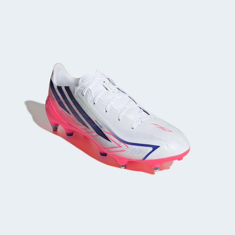 Adidași adidas F50 Hyperfast League SG alb-mov Adulți