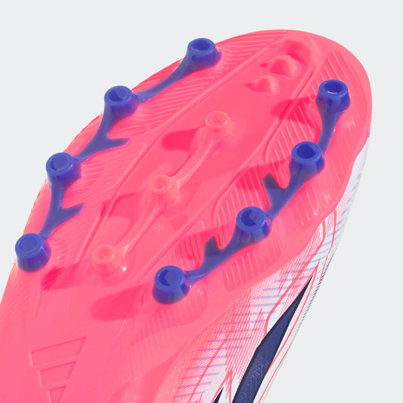 Adidași adidas F50 Hyperfast League AG alb-mov Copii
