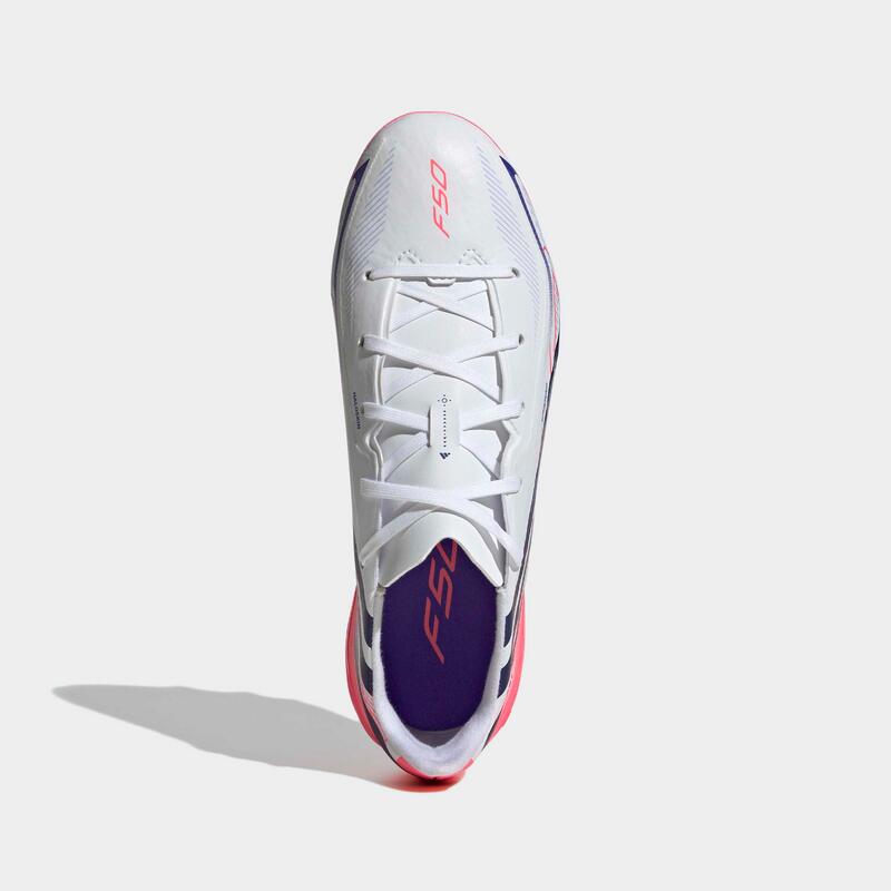 Adidași adidas F50 Hyperfast League AG alb-mov Copii