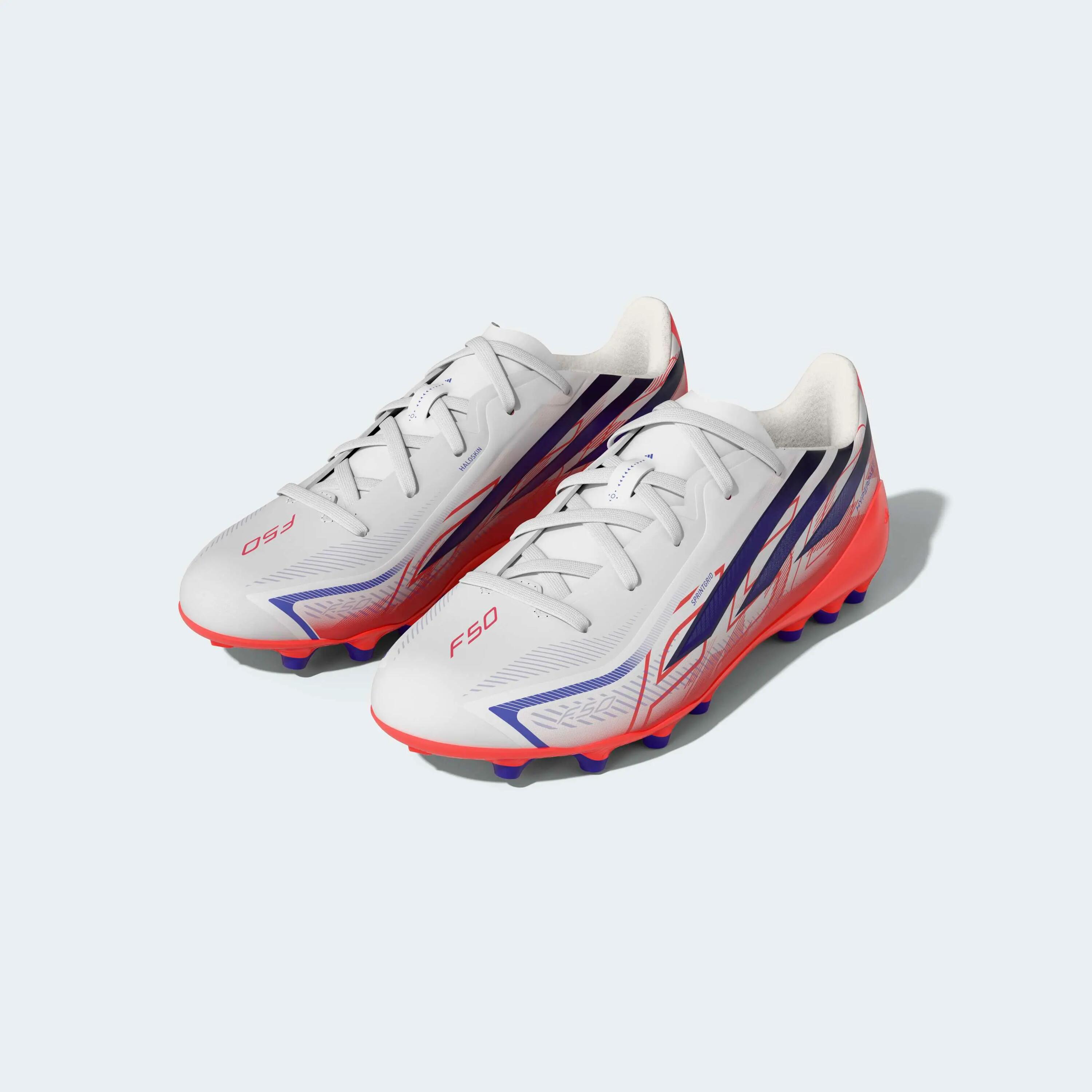 Scarpe calcio bambino ADIDAS F50 HYPERFAST LEAGUE AG bianche 11/11